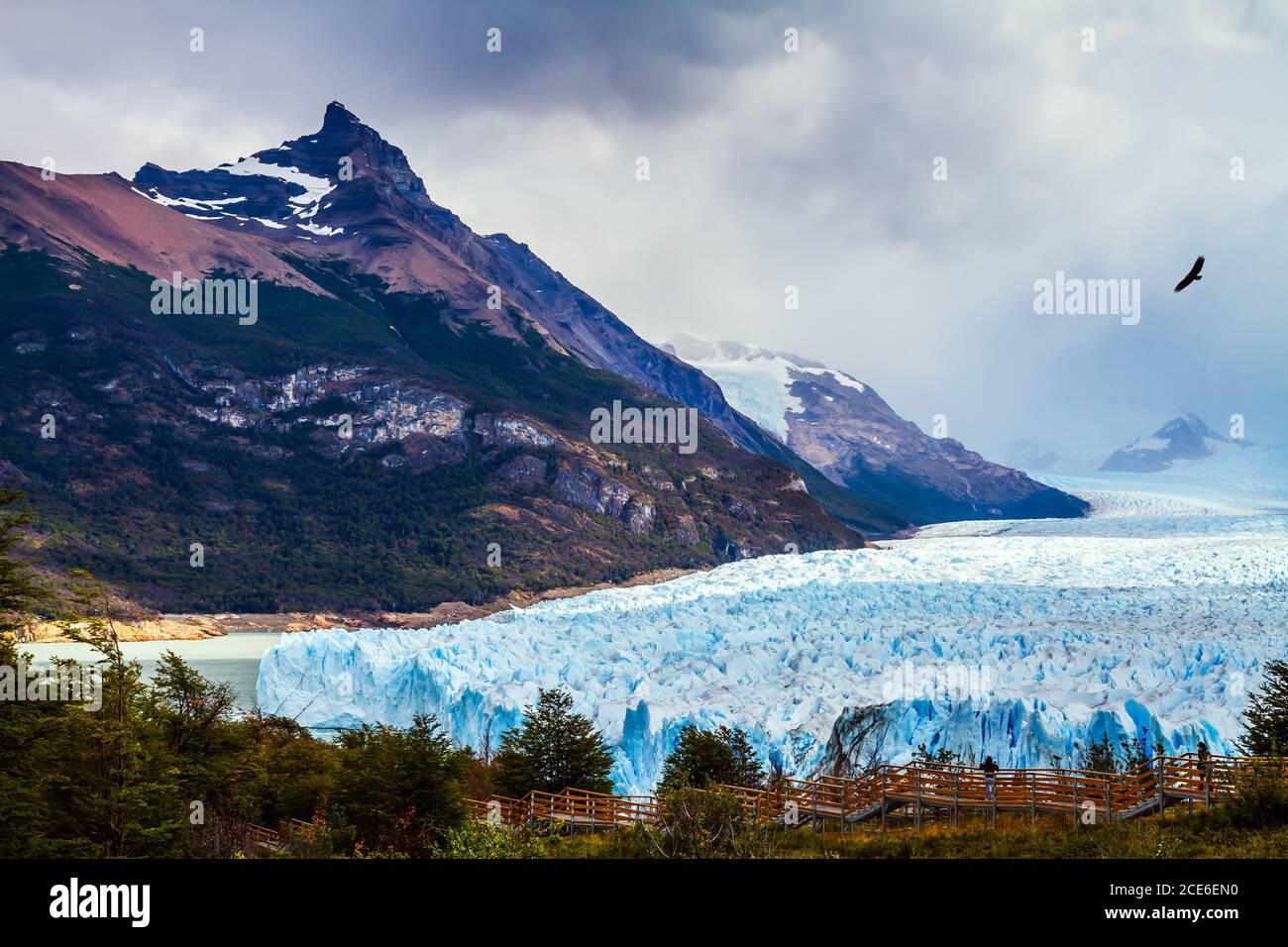 Il fantastico ghiacciaio Foto Stock