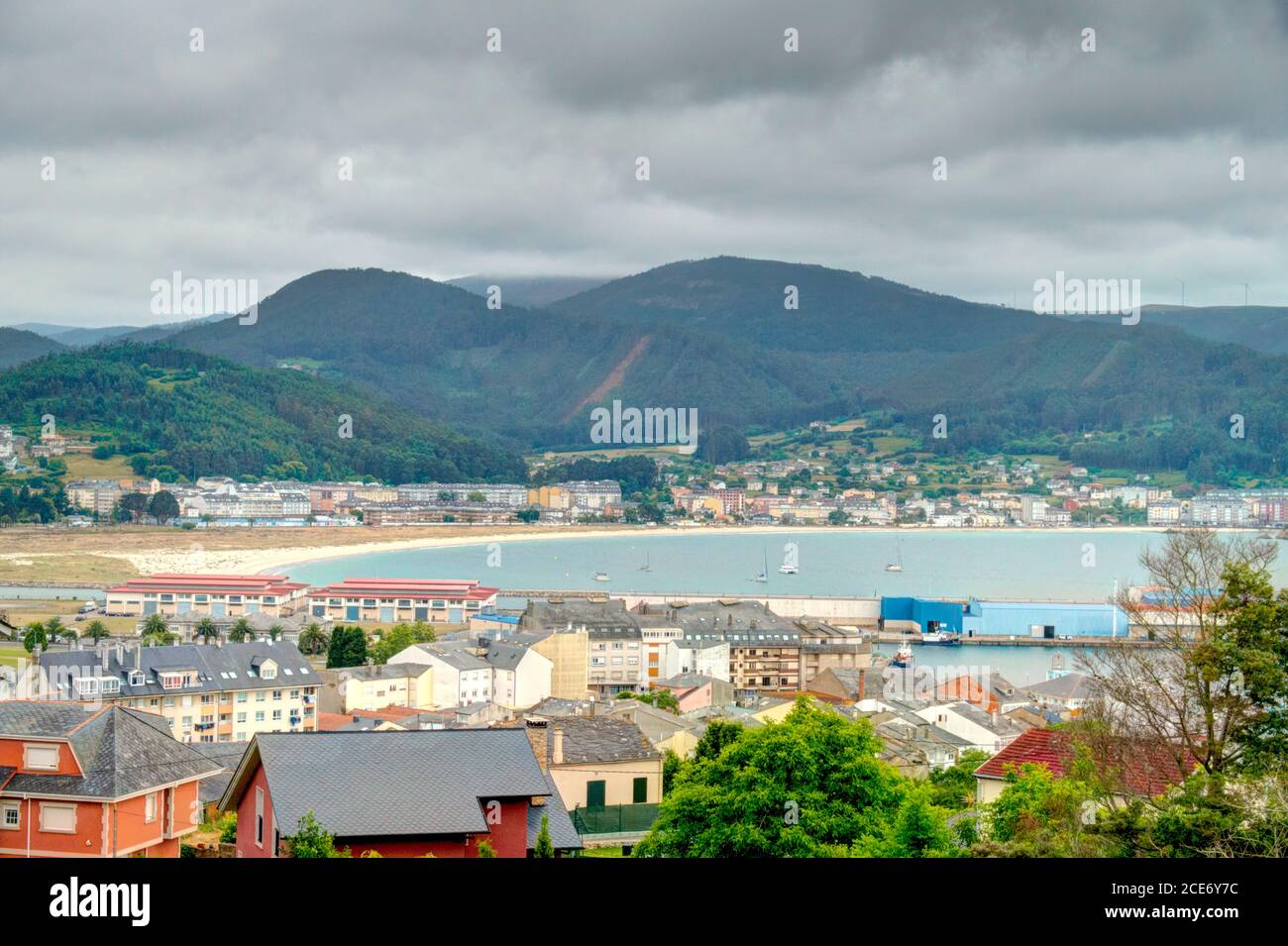 Viveiro, Galizia, Spagna, immagine HDR Foto Stock