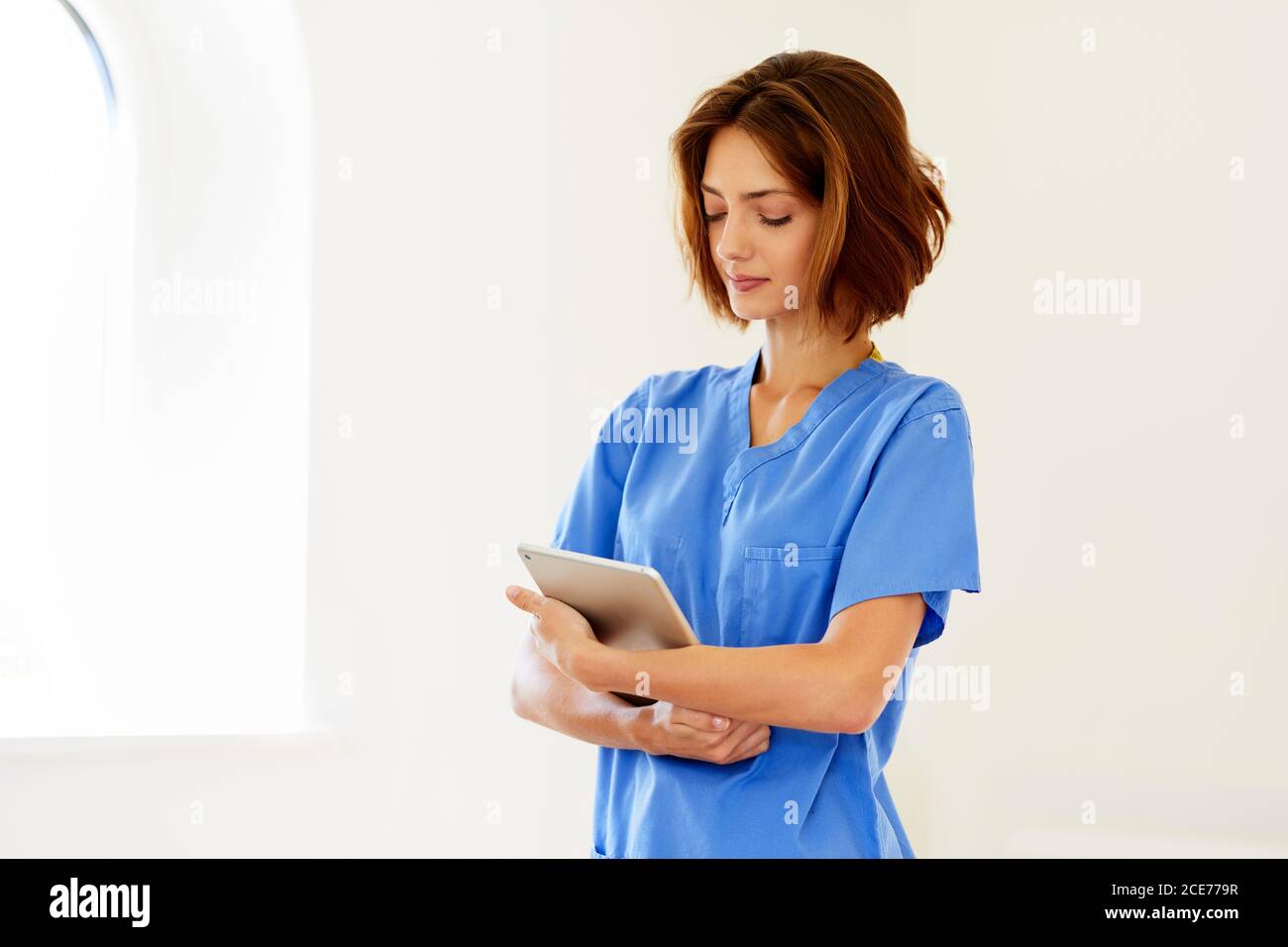 Ritratto di un infermiere Foto Stock