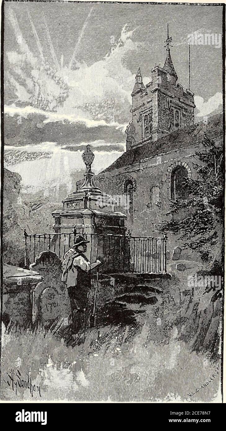 . Il secolo ha illustrato la rivista mensile l82 UN RAMBLE LETTERARIO. HOGARTH S TOMB. Ceduto al mattone e mortaio destroyer.ominous avvisi-boards, per quanto desiderablesites e facciate capitale, sono alreaybeginning per apparire nel quartiere, andit è con un sospiro allarmante che si trasforma fromthe fiume, un PEEP di cui è così offerto, nella strada Fulham Palace. Thenceforthe viaggio si trova attraverso il comune ArabiaPetrsea dei sobborghi, con nulla moredelectable che un annuncio fly-blown ina gin-palazzo finestra per l'effetto che è therendezvous del reale antediluvian Ordero Foto Stock