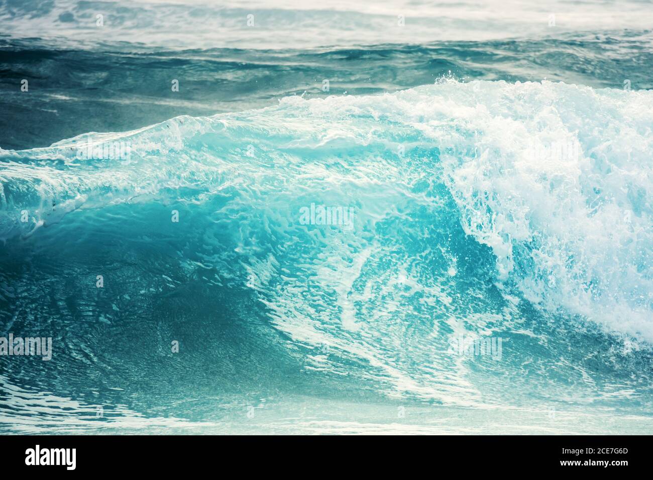 sfondo ruvido della superficie dell'oceano Foto Stock