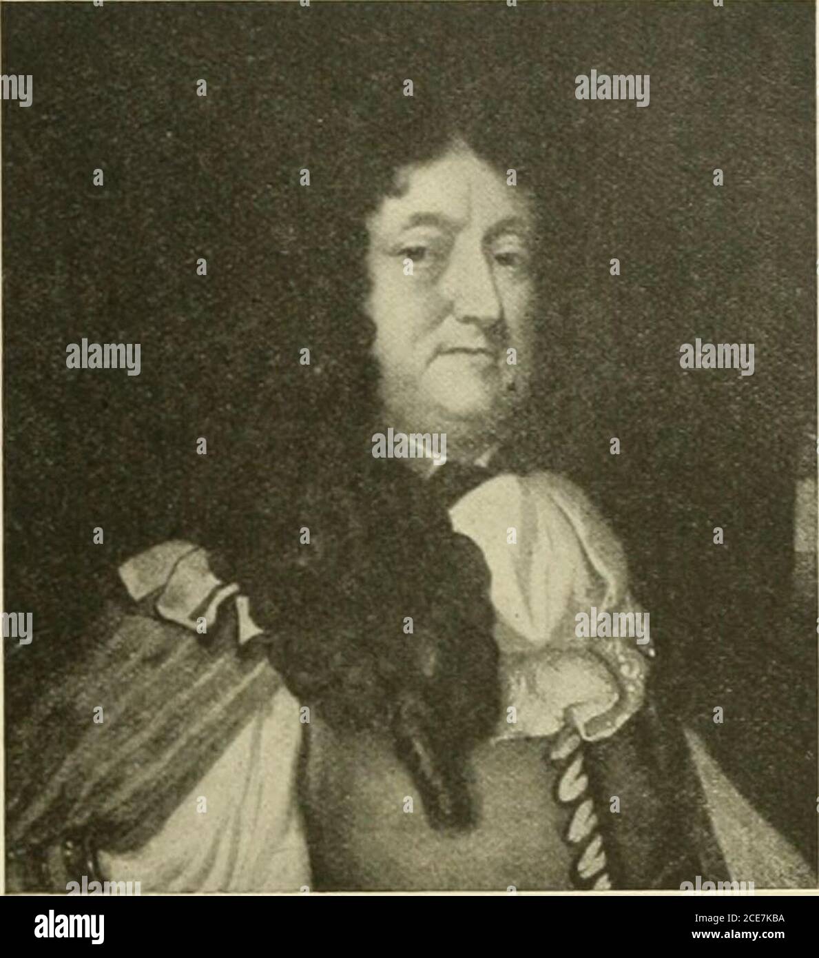 . Inventario e indagine delle armourie della Torre di Londra . SIR THOMAS MONSON, Maestro delle Armerie, 1011-1615. (Da Lord Monsons Collection.) COL. WILLIAM LEGGE, Maestro degli Armouries, 1638-1649, 1666-1670. (Da un ritratto dopo Jacob Huysman, National Portrait Gallery). 1611. Sir Thomas Monson (1564-1641). Knighte(i 1588; M.P. forLincolnshire, Castle Rising an(d Cricklade, on. M.A., Oxon, 1605; baronet 1611; accusato di complicità nell'avvelenamento di SirThomas Overbury e deposto dall'ufficio 1615. Concessione di attribuzione 11 marzo 1611. 1615. Sir William Cope di Hanwell (1577-1637). Foto Stock