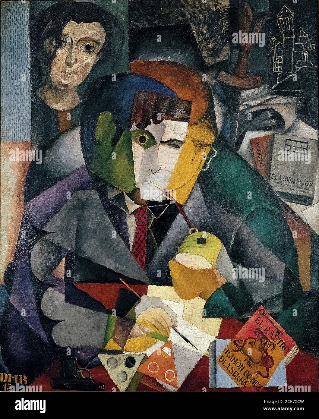 Argentina Buenos Aires Malba (Museo delle Arti Latinoamericana) - Ritratto di Ramon Gomez de la Serna- 1915 - Di Diego Rivera Foto Stock