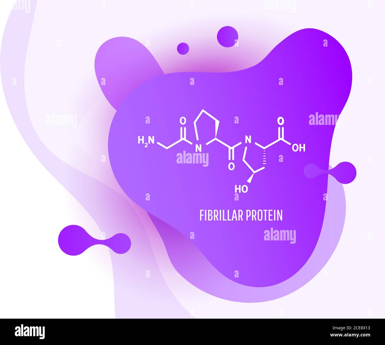 Il collagene è una proteina fibrillare che forma la base del tessuto  connettivo dell'intero organismo, illustrazione vettoriale isolata su  sfondo bianco Immagine e Vettoriale - Alamy