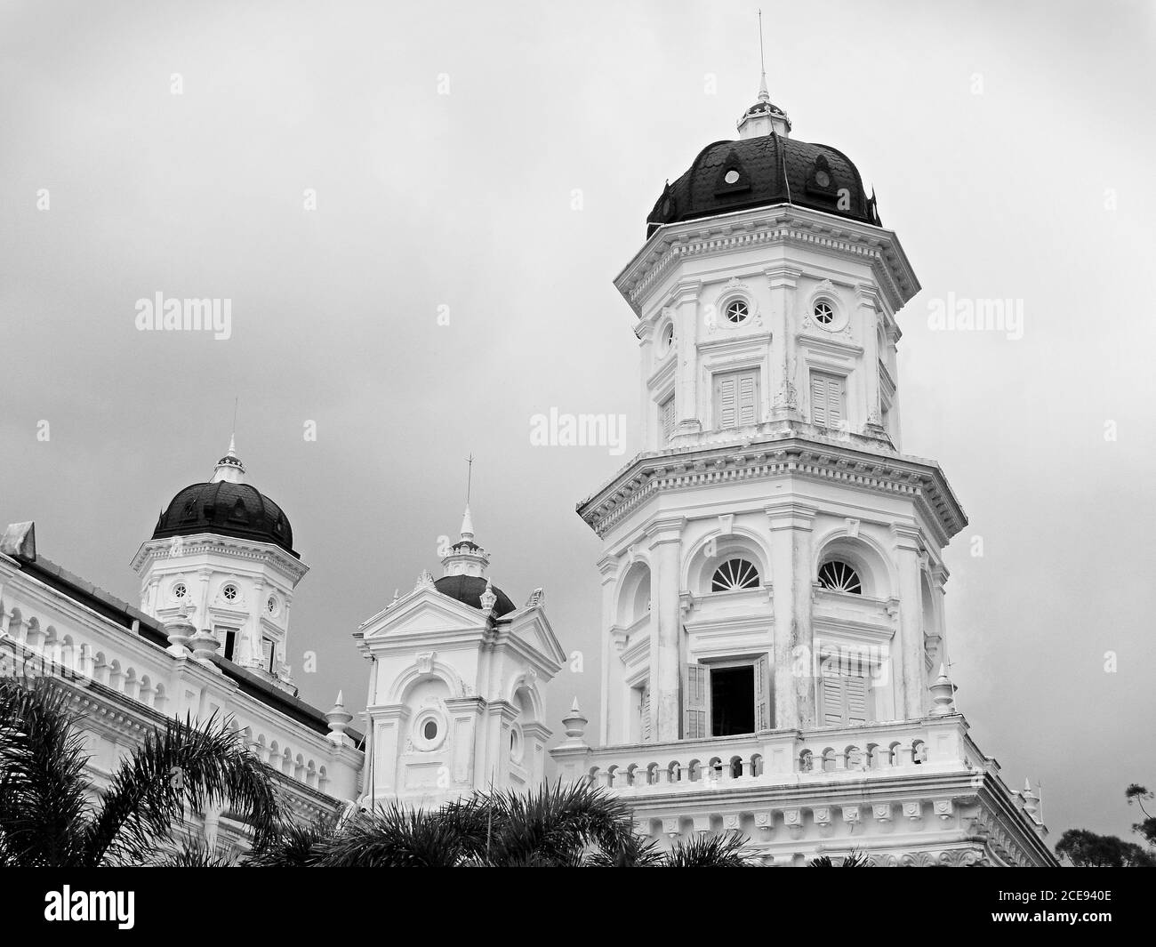 Moschea di Stato del Sultano Abu Bakar in Malesia Foto Stock