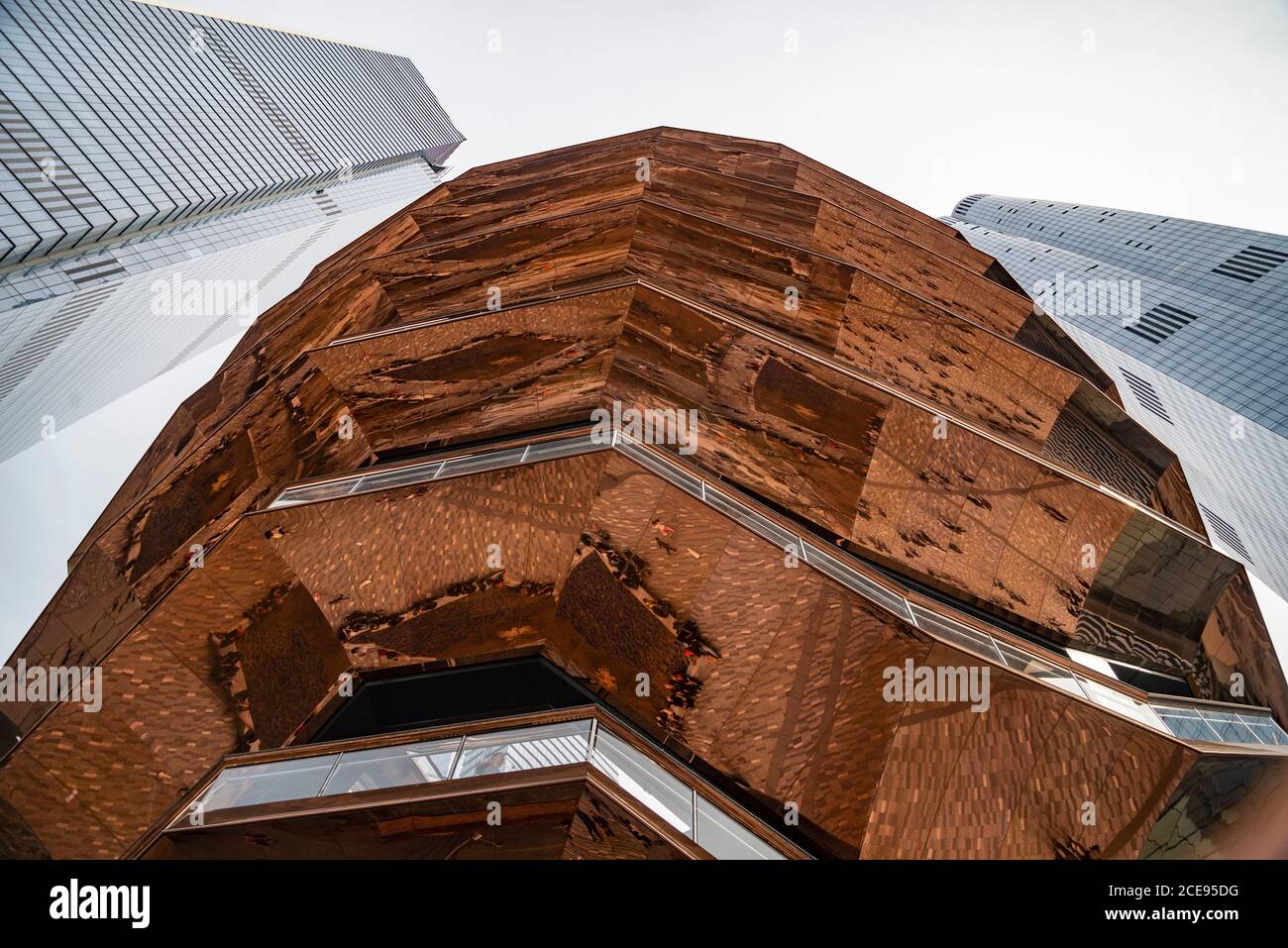 Vista dei cantieri Hudson, il nuovo monumento a New York Foto Stock