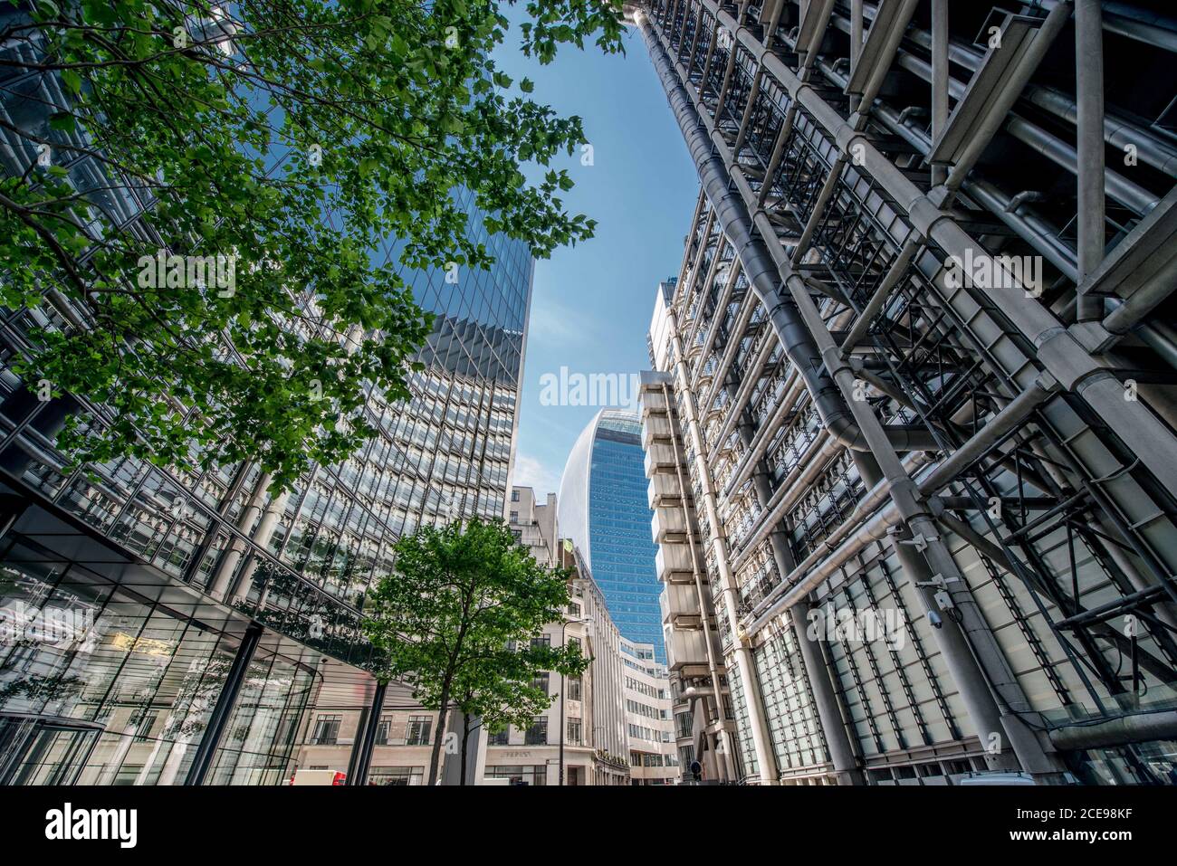 Business District nella città di Londra Foto Stock