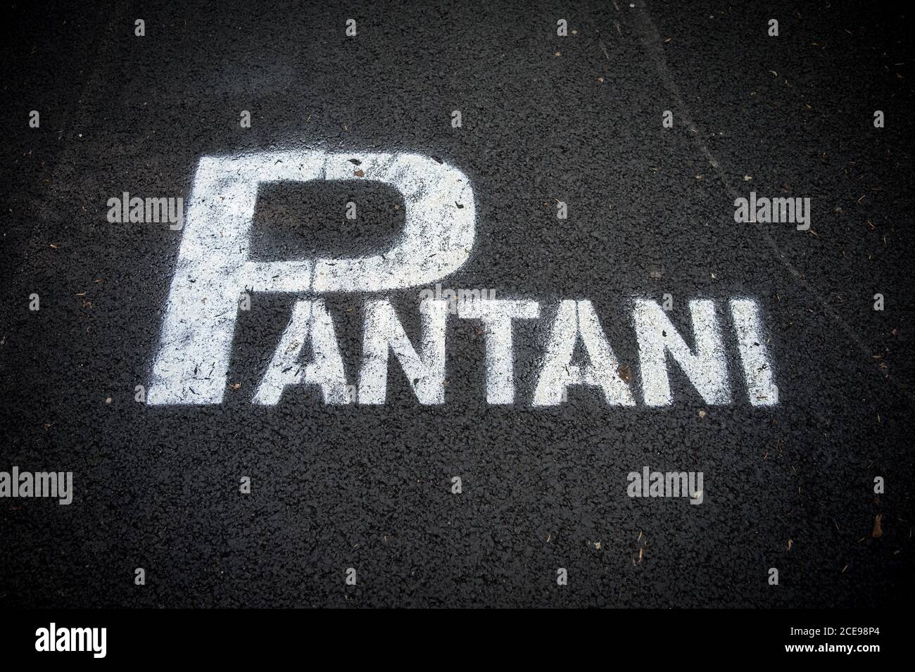 Giro d'Italia Stage 11 Firenze a bagno di Romagna, Italia. 17 maggio 2017. Graffiti stradali. Marco Pantani. Foto Stock