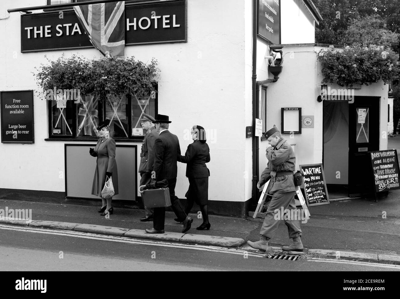 Wartime Street Foto Stock