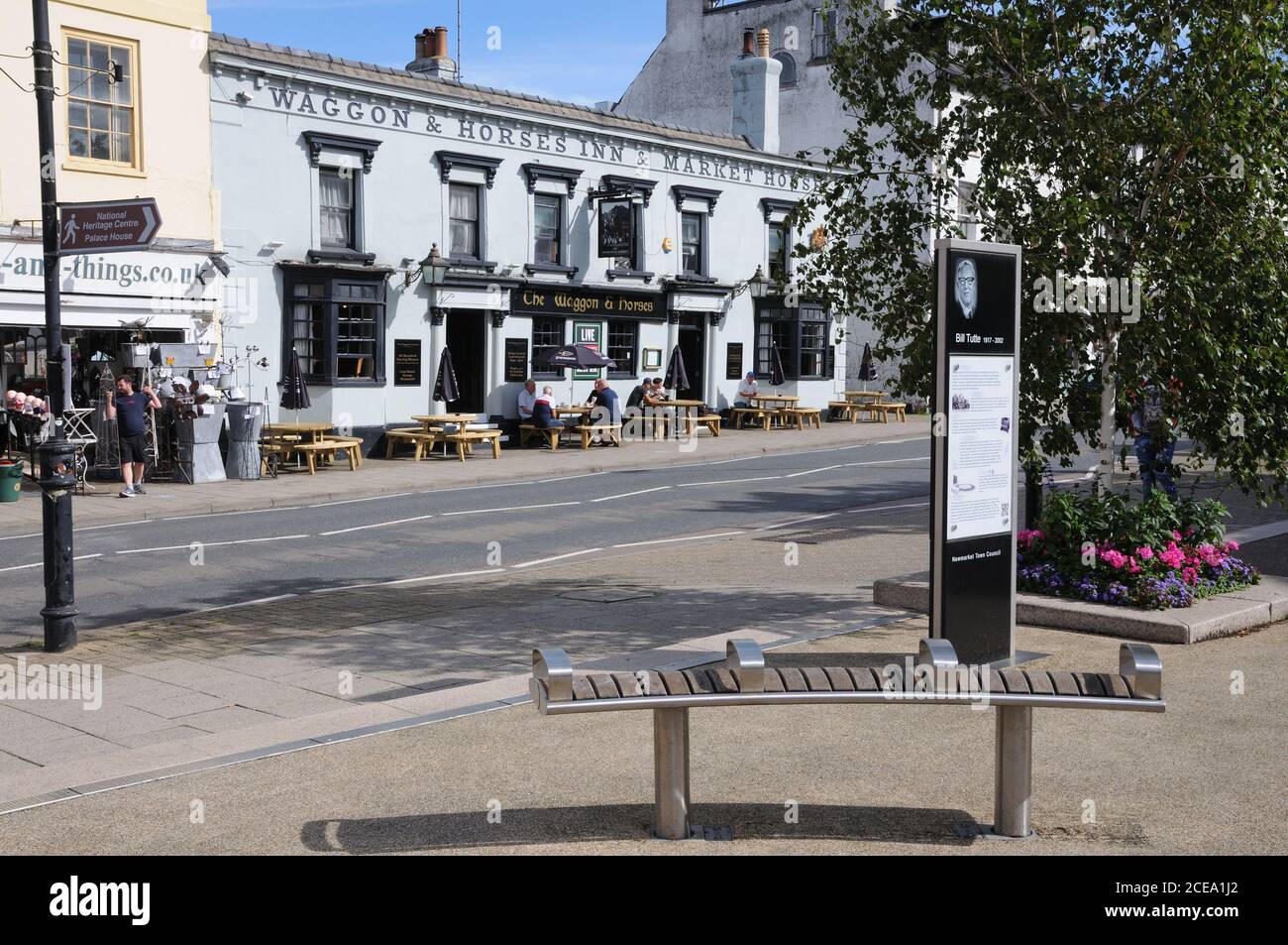 Wagon & Horses, Newmarket, Suffolk Foto Stock