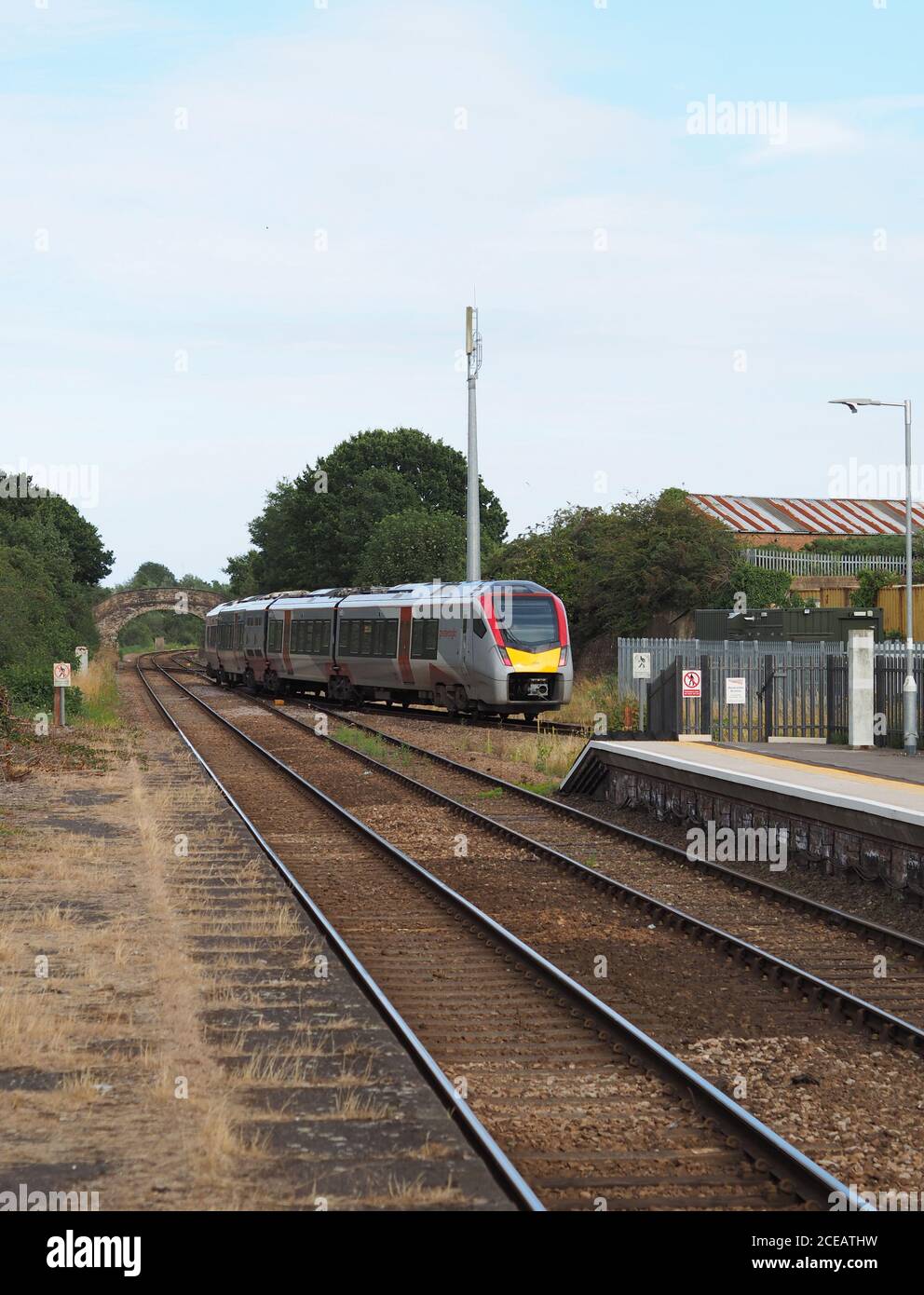 Greater Anglia Classe 755 FLIRT 755416 presso la stazione Oulton Broad North, Suffolk, Regno Unito Foto Stock
