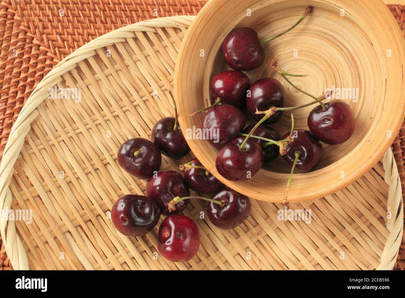 Ciliegie, frutta, Foto Stock