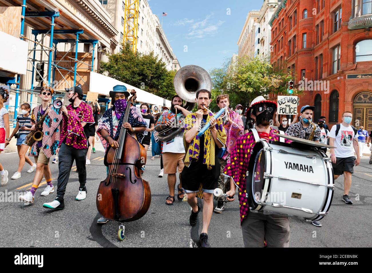 Marzo su Washington, Washington, DC, Stati Uniti Foto Stock