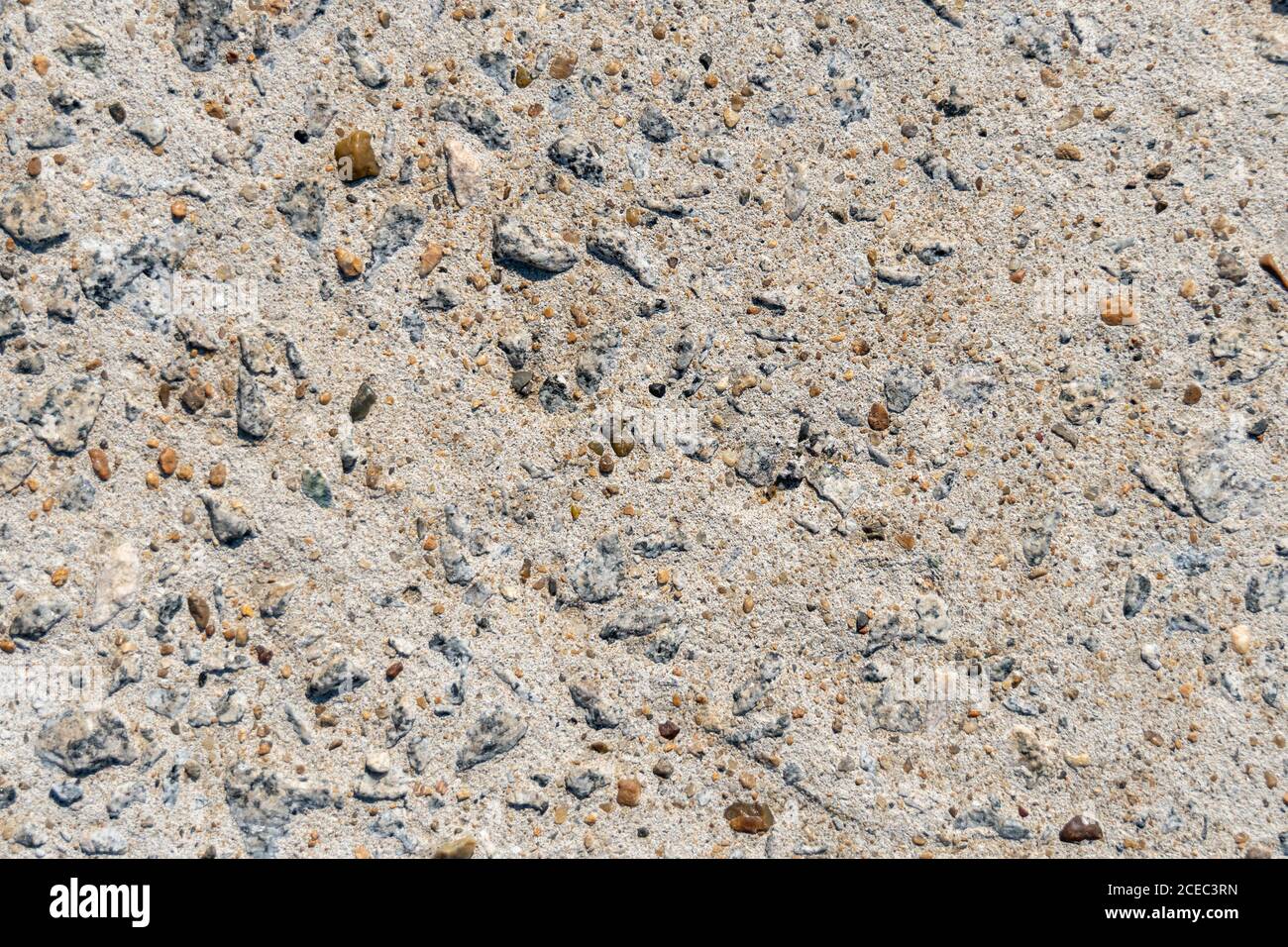 naturale texture sfondo fiume sabbia e pietre Foto Stock