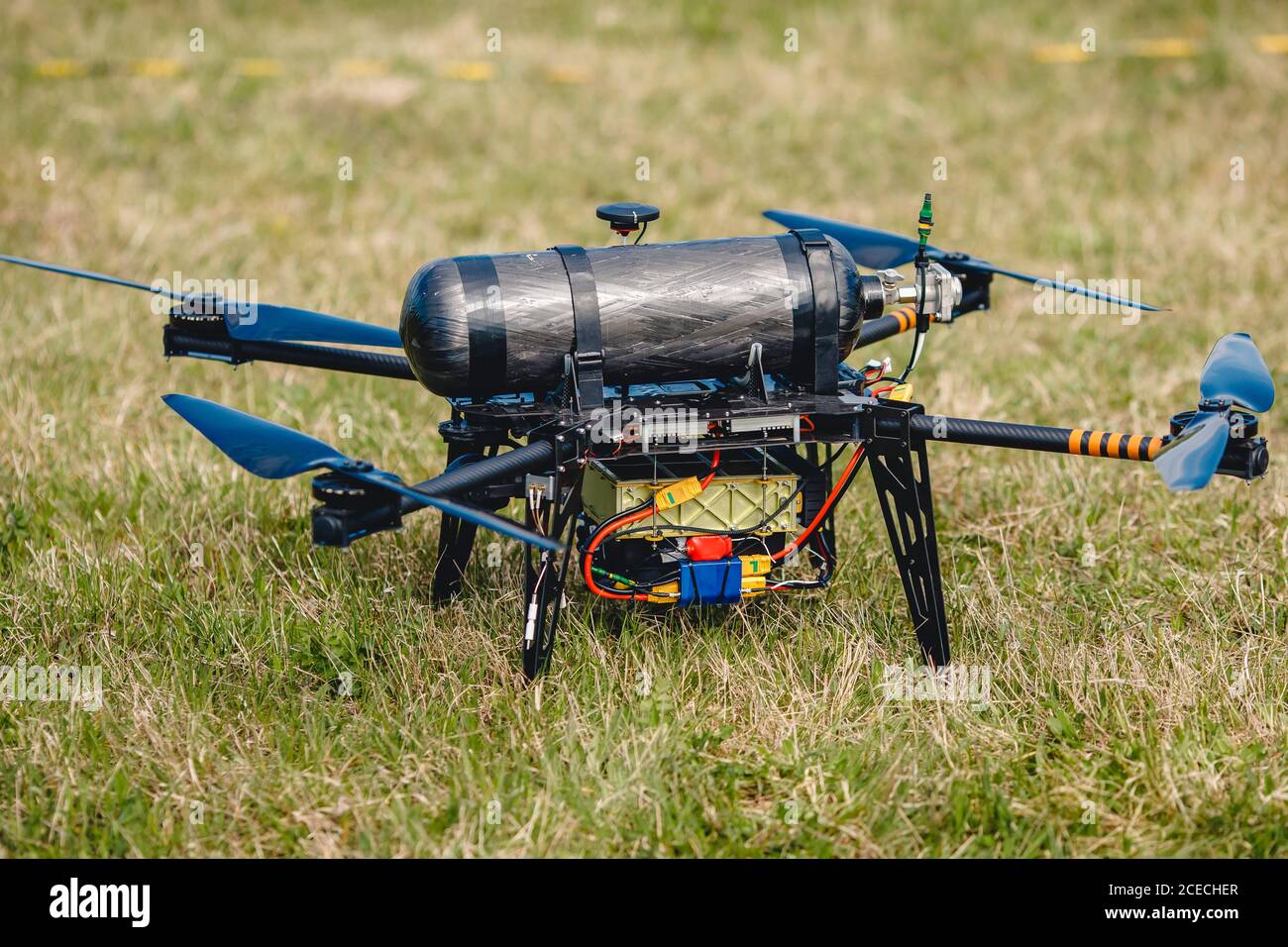 lanciare droni militari di armi combustibile idrogeno ed elettricità Foto Stock