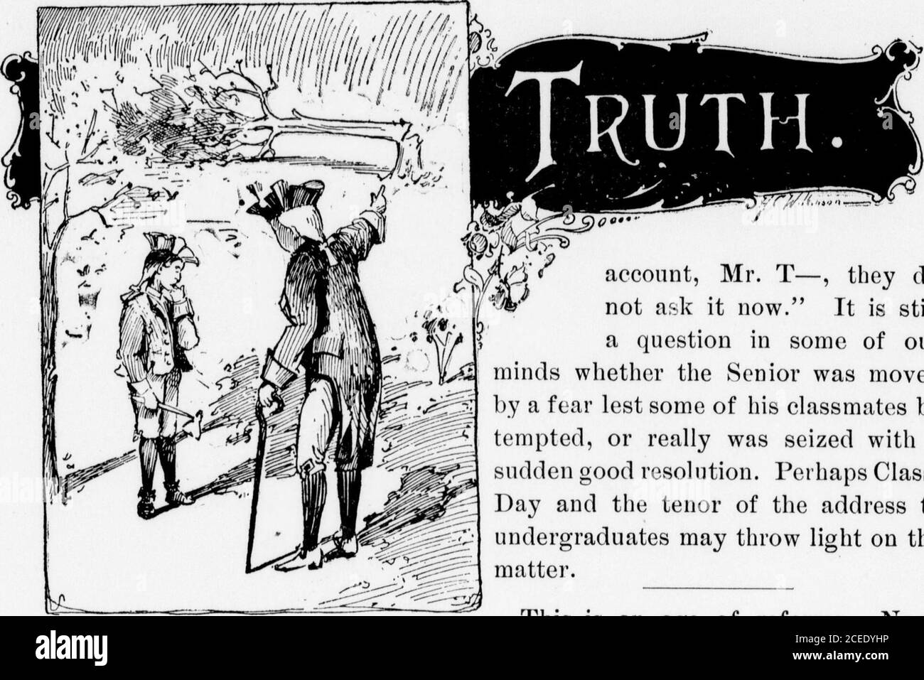 . Bates studente. È questo? Si tratta di una carta. Whydoes l'uomo strappa i suoi capelli quando seesthe carta? Be-causa è un pro-fess-or.SEE i ragazzi che affollano un thecard rotondo. Perché tutti ridono così? Sia-causa loro sono stu-ammaccature e loro invedono una barzelletta. Sono tutti Soph-mores?o no; quelli che ridono i più areFresh-uomini. Mi piace vedere un uomo ridere uno scherzo. Sembra pleas-ant-er quando strappa i suoi capelli. A Columbia è stata fondata una borsa di studio itinerante di 2.000 dollari con la consegna allegata che il titolare ha passato due anni all'estero, la maggior parte dei quali deve essere passata in Italia e in Grecia. Il volto di Harvard Foto Stock
