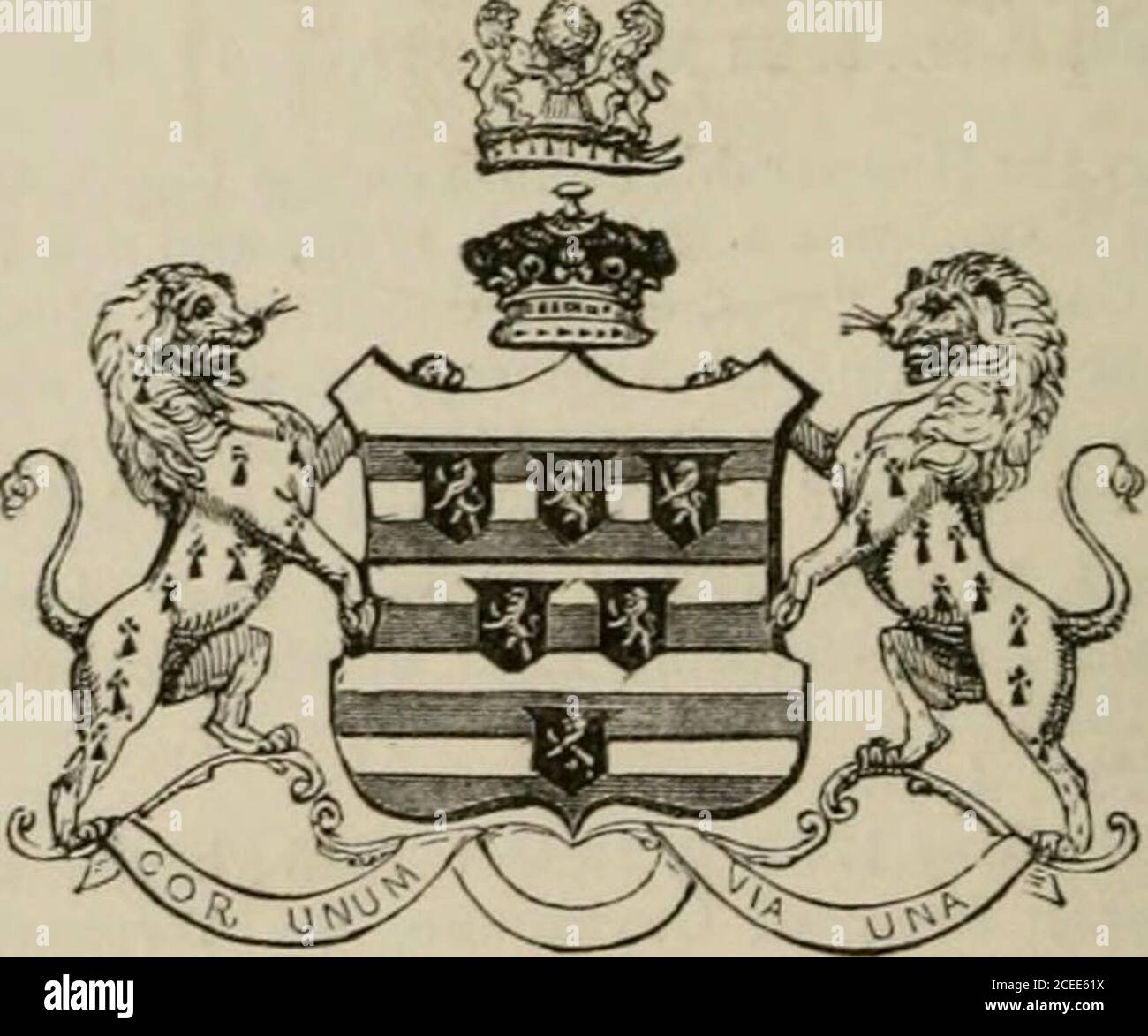 . Il peerage dell'impero britannico come attualmente esistente: Organizzato e stampato dalle comunicazioni personali della nobiltà. t. 21 aprile 1804, m. 14aprile 1831, Jane-Anne, 2ud daughterol riionias Clutterbuck, Esq., di jMic-kletield, Herts, ma non ha alcun problema. 2 JaneSelina, ft. 25 ottobre 1805, m. 9 maggio 1826, Thomas-Truesdale Clarke, Esq., di Swakesleys, Middlesex. 3 maggiore Henri-Robert, ft. 27 novembre 1806, d. 13 aprile 184.. 4 Louisa, ft. 20 aprile 1808, m. 21 marzo 1831, il Rev. James-CharlesClutterbuck, Vicario di Long Wittenham, Berks. 5 Georgiana, ft. 3 ottobre 1809, m. 28 settembre 1829, il Rev. Nathani Foto Stock