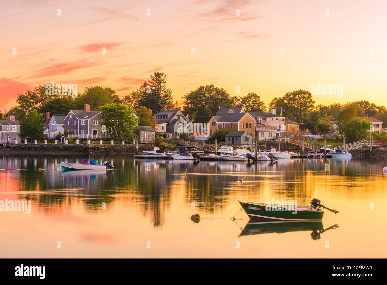 Portsmouth, New Hampshire, Stati Uniti d'America townscape. Foto Stock