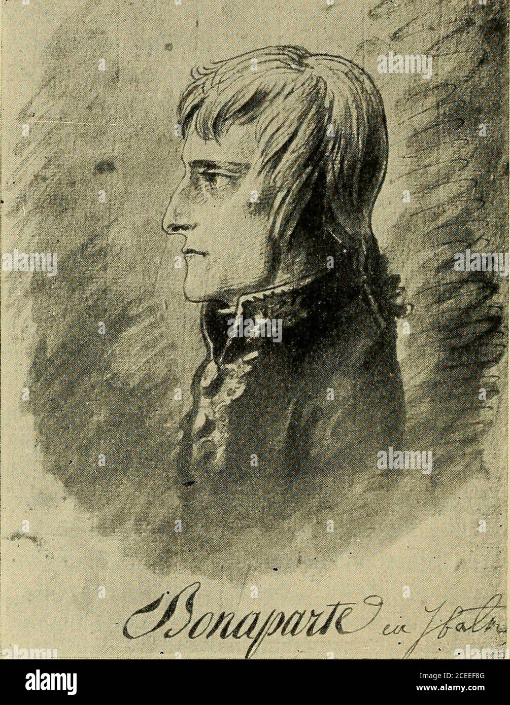 . Una vita di Napoleone Boneparte:. Coraggio in ogni fallimento, balzando ai piedi dopo ogni caduta. Ci è riuscito perché ha conosciuto ogni dettaglio del suo commercio (là è niente che non posso fare per me. Se non c'è nessuno per fare polvere per il cannone posso farlo ) ; Bauseneo ridicolo né freddo né anche il nero disboscamento che lo ha fatto scrivere una volta a Giuseppe, se questa stateof cose continua io concluderò non uscendo dal mio percorso quando passa una carrozza, potrebbe fermarlo; perché egli ha profonda fede in se stesso. Queste persone immaginano che Iwant il loro aiuto a salire? Lo saranno Foto Stock