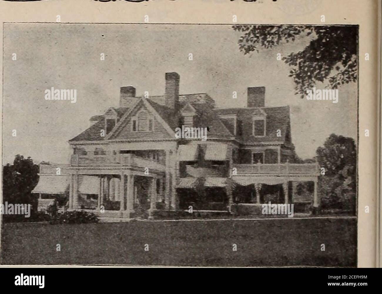 . Capovolgere una nuova foglia e essere convinto che W.W. I semi di Rawson & Co. Sono veri per nome / W.W. Rawson & Co. Un Residence a Wollaston, Mass.. Residenza del tardo ex-Gov. Roger Wolcott. Abbiamo preso la cura speciale che nessun va-rieties leggero o lento-crescente sia incluso in questa miscela, in modo che quando il seme è seminato, ifthe terra è nella forma corretta, xoill comincia immediatamente ed in un fewdays osservano verde. Formerà un tappeto erboso denso in pochi weeks1 tempo, hasno tendenza a sgabello o a crescere in grumi, come abbiamo permesso che le negrassi di questa natura siano nella miscela. Resiste alla siccità senza diventare marrone, Foto Stock