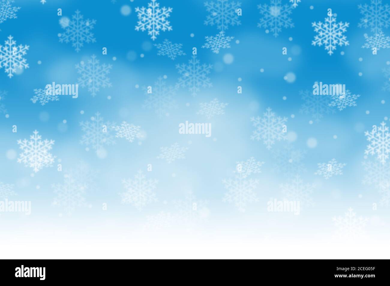 Carta di Natale sfondo modello inverno decorazione fiocchi di neve fiocchi di neve copyspace copiare lo spazio di snowing Foto Stock