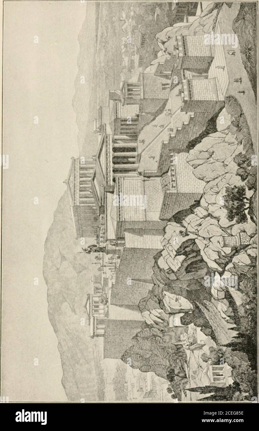 . Uomini della vecchia Grecia, di Jennie Hall. An. * noi lavoriamo perché ci piace lavorare. Ho visto uomini in egittbuilding un tempio. Sono stati guidati come>laves. Essi devono aver odiato quell'edificio.noi amiamo ogni pietra che entra in questo tempio.5 dobbiamo ringraziare gli dèi che siamo greci, ha detto Pericle. 210 uomini della Grecia Vecchia e gli alunni di Phidias, ha aggiunto il teartist. Il sole stava affondando sotto le montagne. Il nuovo tempio gettò una lunga ombra sulla cima della collina. I lavoratori stavano raccogliendo i theirtools. Il Partenone era finito. Il giorno successivo il festival di Athene wouldbegin. Cinque giorni dopo il popolo di Athenswo Foto Stock