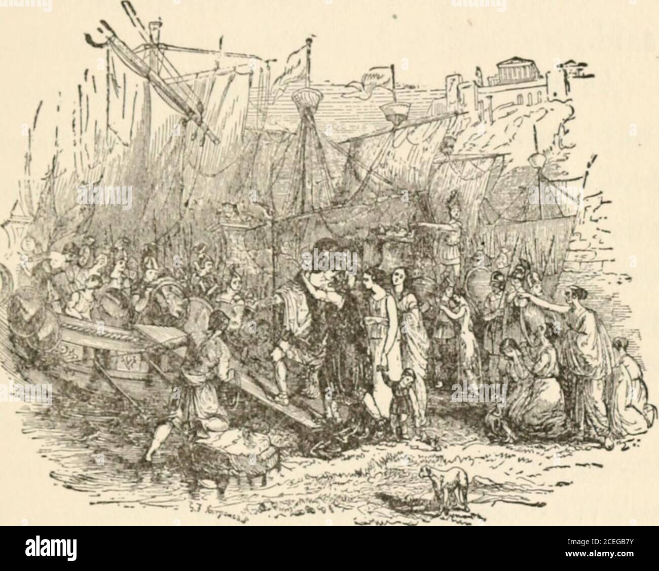 . Uomini della vecchia Grecia, di Jennie Hall. f la vecchia Grecia e scrivono su di loro, Padri della menwho che battevano i persiani sul mare. Youdread lasciare i templi? Ma i pettini non sono incatenati ai loro altari. È notAthene che invia la vittoria ad Atene nella guerra?then non era con noi in queste corazzate il mare? Ma le nostre donne e i nostri figli non possono salire a bordo, hanno detto gli uomini. Che cosa hap-pen a loro? E' stata una domanda difficile. Ma in una parola di pochi giorni proveniva dalla città di Trcezen: Atene e Troezen sono amici di Ofold. Manteniamo le vostre donne e i vostri bambini.saranno gli ospiti della nostra città. Theyshall s Foto Stock