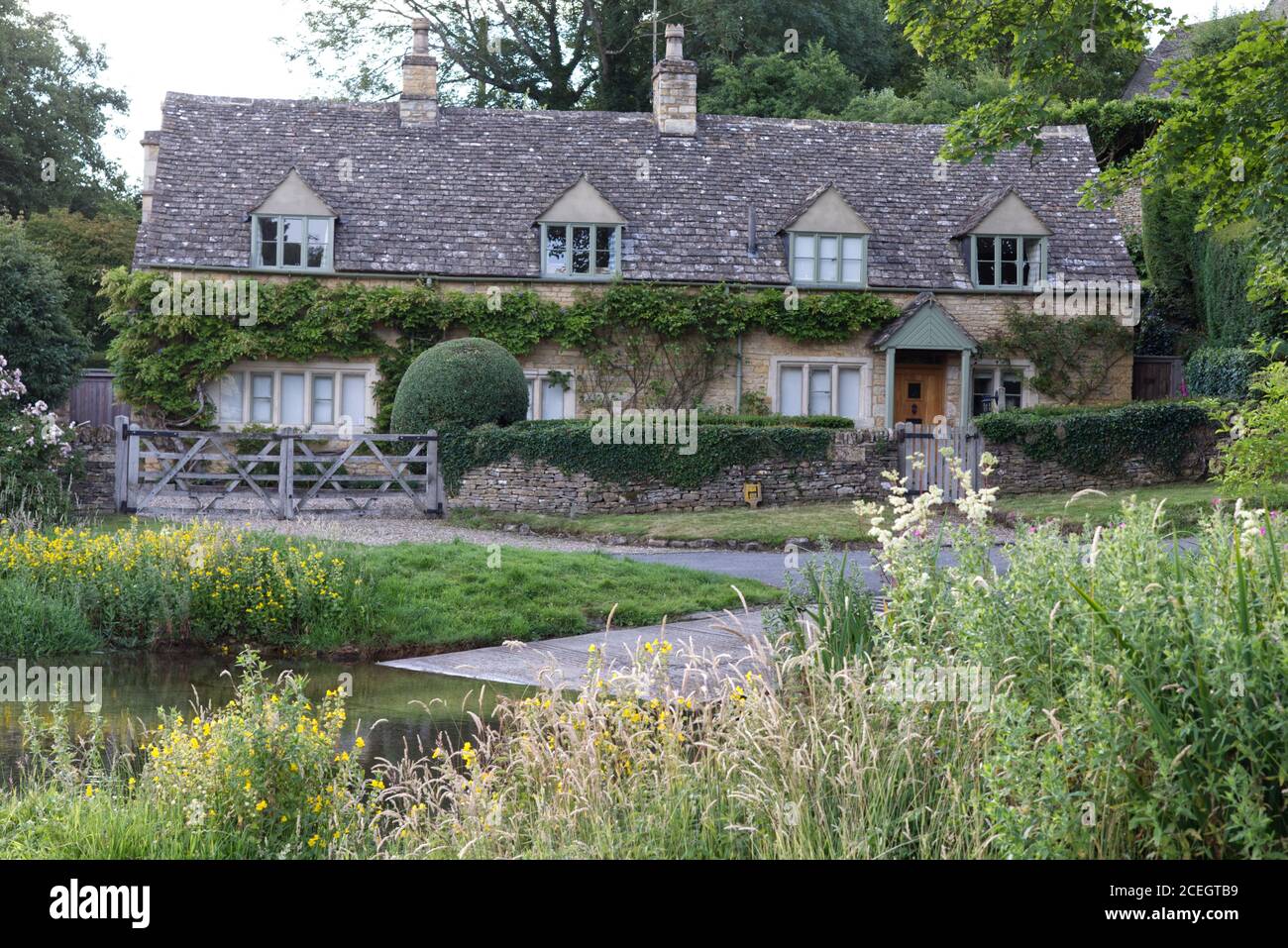 Villaggio di macellazione superiore nel cotswolds. Foto Stock