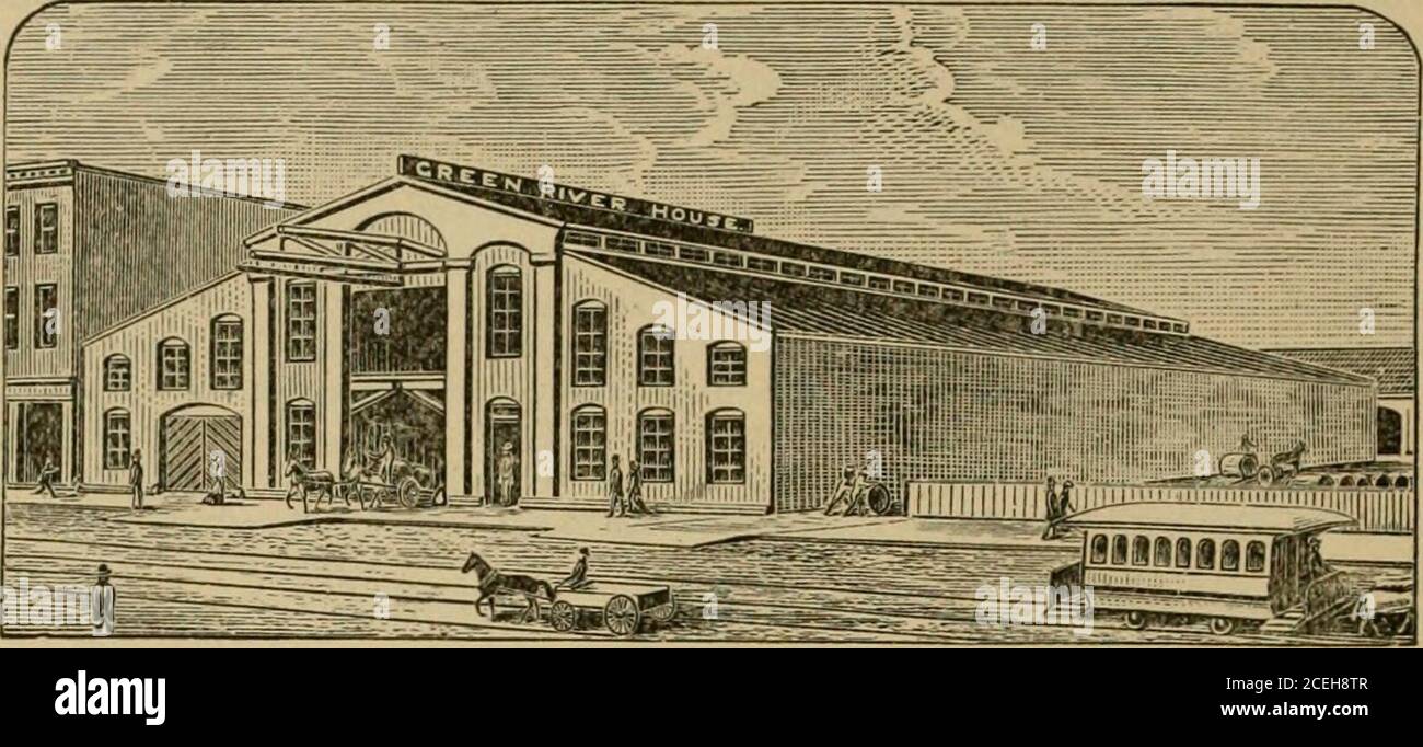 . Le industrie di Louisville, Kentucky, e di New Albany, Indiana. 148 nie IXDUSTRIES 01- LOUISVLL.e GKEEX UIVEi: MAGAZZINO DEL TABACCO. Dr. D. P. Bianco. John W. BroAn e R. A. Bianco. Pro.-retors: IVIA n Street, tra Nono e decimo.. Inthe linguaggio espressivo del anziano ot questa casa, come notato da un Courier Journalreporter, l'interesse di foglia-tabacco a Louisville è cresciuto, fin dalla sua prima connessione con esso, da una collina talpa ad una montagna. Dr. White ha cominciato a spedire qui quando ci wasbut un singolo magazzino a Louisville e metodi molto primitivi di conduzione d'affari generalmente ottenuti. Foto Stock