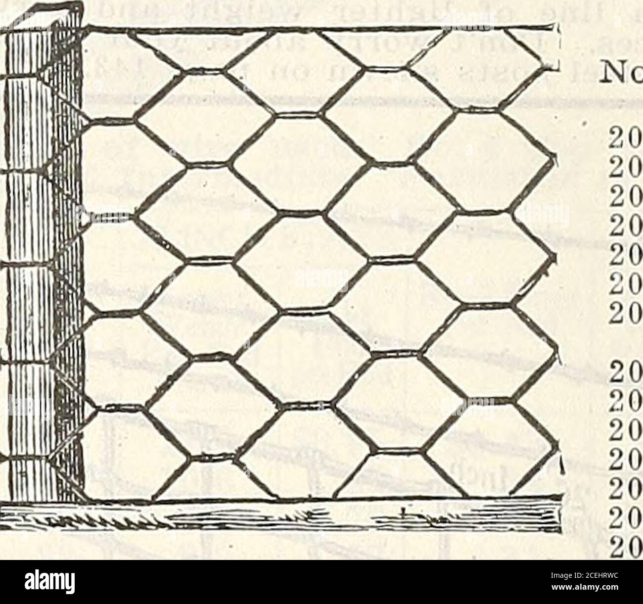 1916 Griffith e Turner Co. : forniture per aziende agricole e giardini. TELA  DI FILO DI ACCIAIO GALVANIZZATA usata in gran parte in crinette di mais  tomake loro ratto-prova; anche setacci