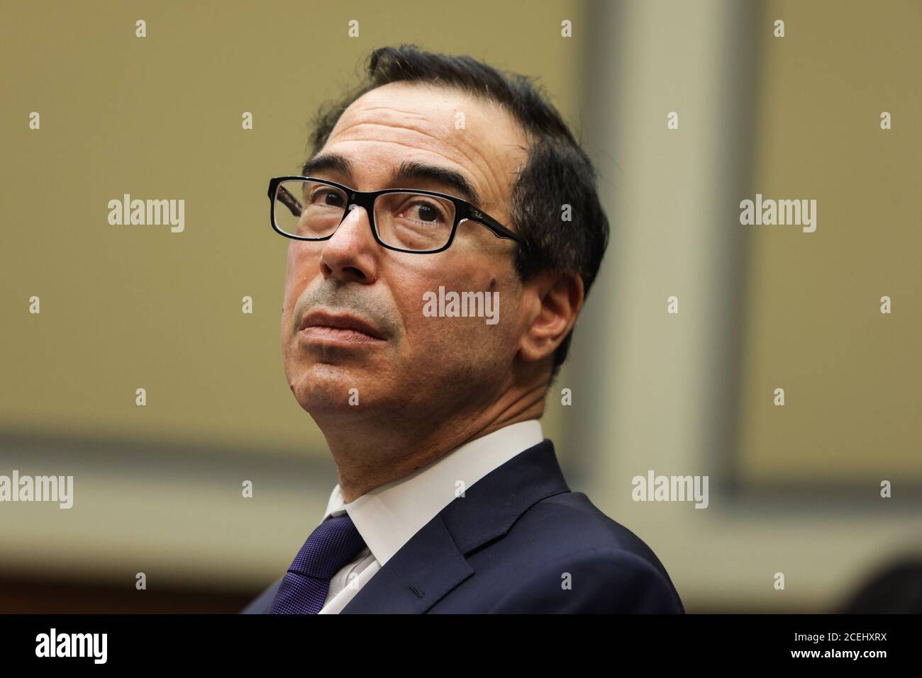 Washington, Stati Uniti. 01 settembre 2020. Il Segretario DEL Tesoro AMERICANO Steven Mnuchin testimonia dinanzi alla sottocommissione di selezione della Camera sulla crisi di Coronavirus su Capitol Hill a Washington, DC il 1 settembre 2020. Foto in piscina di Graeme Jennings/UPI Credit: UPI/Alamy Live News Foto Stock