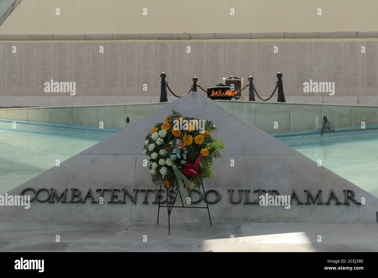 Denkmal für die Veteranen von Übersee, Lissabon, Portogallo Foto Stock