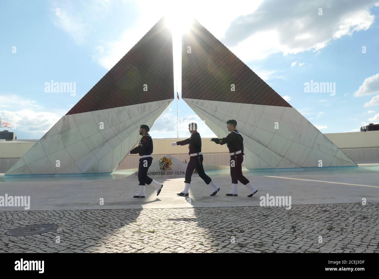 Denkmal für die Veteranen von Übersee, Lissabon, Portogallo Foto Stock