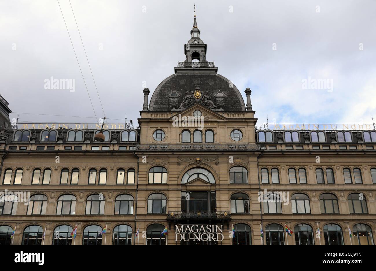 Grande magazzino Magasin du Nord a Kongens Nytorv a Copenhagen Foto Stock