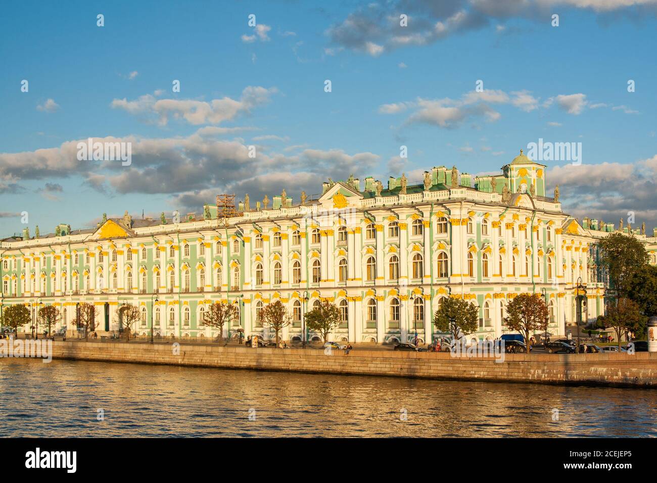 Hermitage Museum - Palazzo invernale dei re russi, San Pietroburgo, Russia Foto Stock