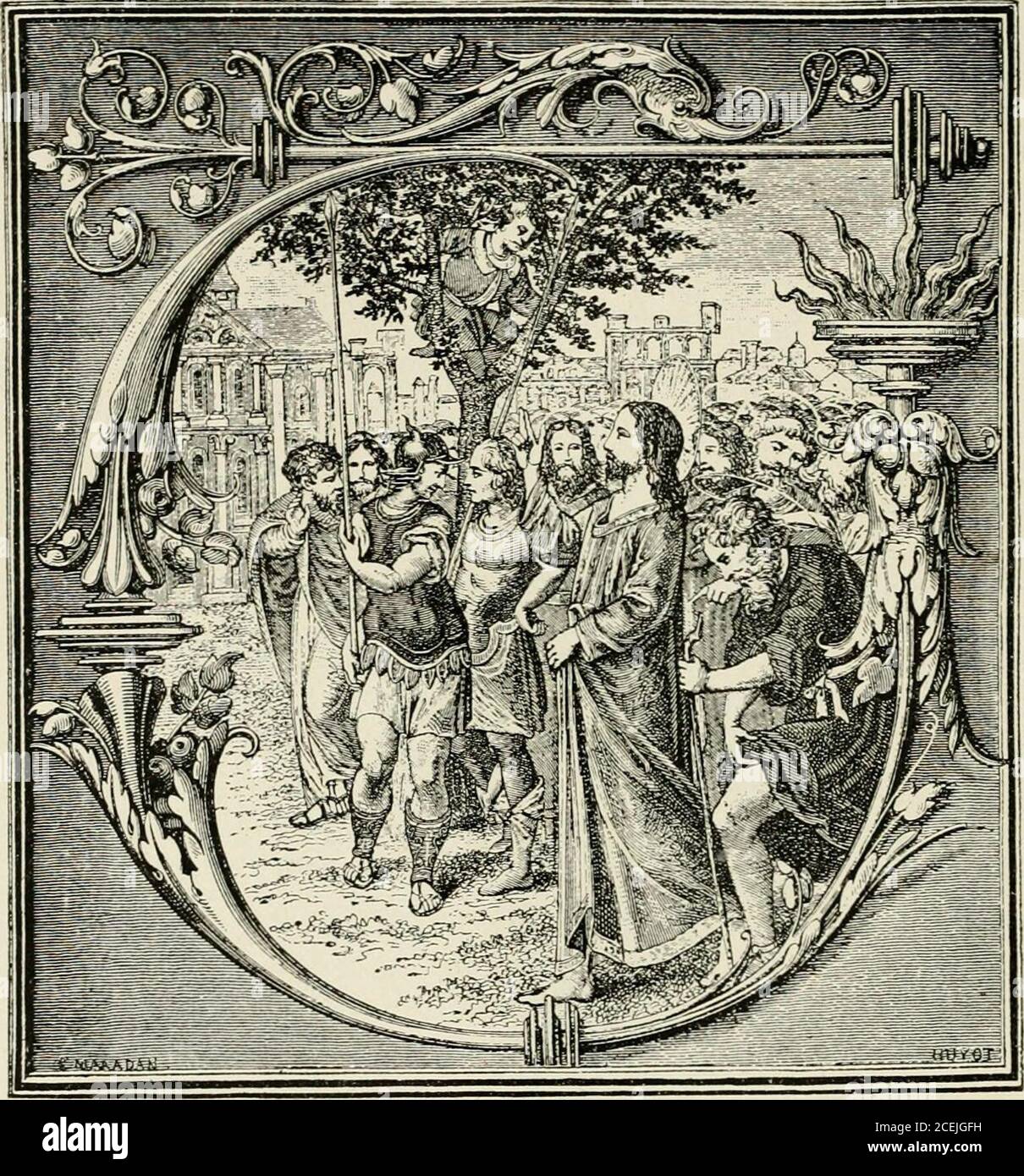 . La vita dei santi. Con introd. E vite aggiuntive di martiri inglesi, Cornovaglia, Scottish, e santi gallesi, e un indice completo di tutto il lavoro. *- -*. ZACCHYEUS IN ALBERO. Agosto, pag. 237.] [Ago. 23. 1^. ^ Augusto.] S. Zacchceo. 237 agosto 23, S. ZaccH/BUS, B. di Jemsaletn; circ. a.d. Ciao. SS. Mionervius, Eleazaro e i suoi otto figli, mm. A Lione; 2° sec. SS. Claudius, Asterius, e altri, mm. Atj^gis, in Cilicia; d.C. 283.SS. Timoteo e Apollinaris, mm. A Reims; fine^del sec. S. Theonas, B. 0/Alessandria; d. 300.S. Sidonius Apollinaris, B. o/Clermont; circ. a.d. 488.S. Giustiniano, Foto Stock