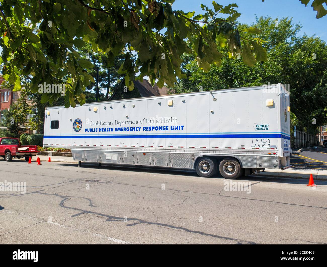 Cook County Department of Public Health Emergency Response Unit. Foto Stock