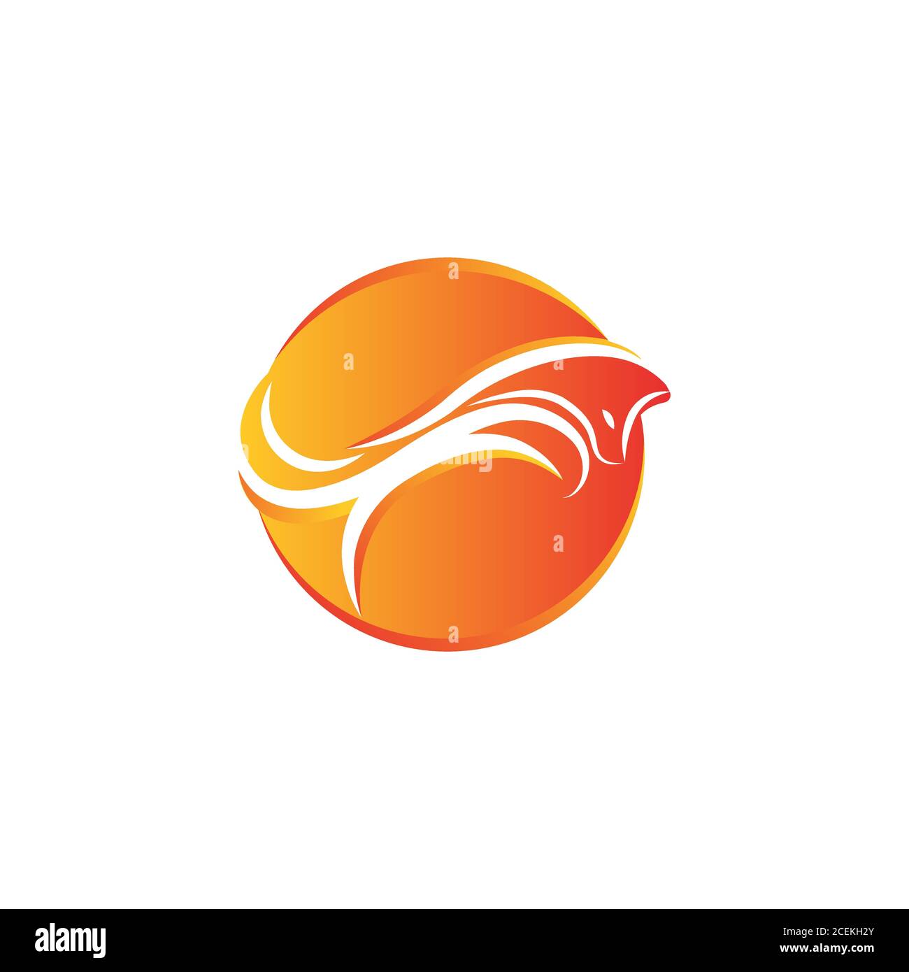 Creative Fox testa simbolo Logo Design vettore illustrazione Illustrazione Vettoriale