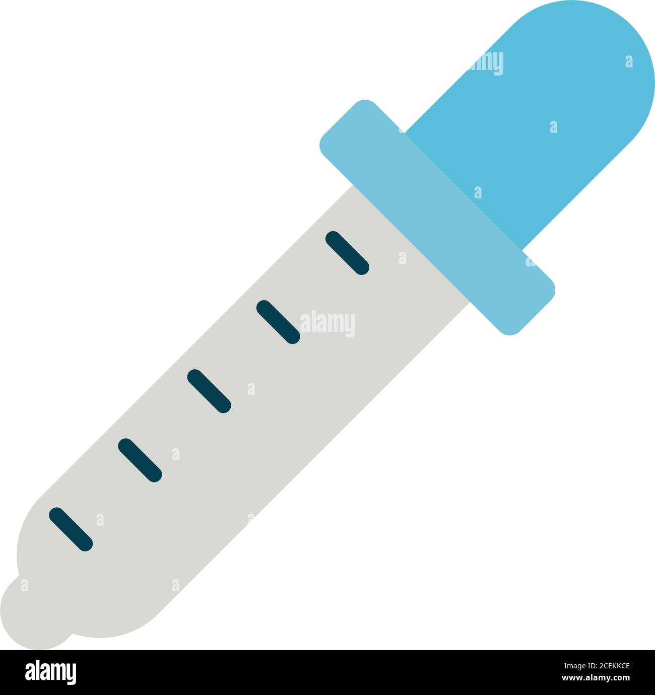 icona dello strumento contagocce su sfondo bianco, stile piatto, illustrazione vettoriale Illustrazione Vettoriale