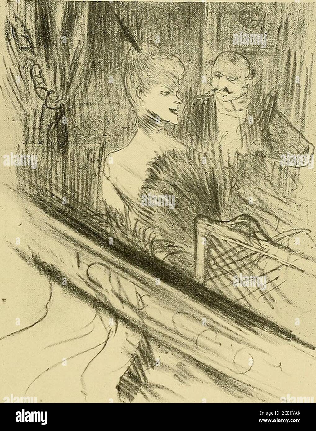 . Le peintre-graveur illustré : (xix et xx siècles). (1898). ■■ Etat. t l* Etat. Avant la lettre. Lettat riproduit. Très raro. Accumulazione de M. E. Mutiaux. 2 – avec la lettre. Acceso : G. Clemenceau. Au pied du Sinaï Illustré par H. de Toulouse-Lautrec.- H. Floury, EDItEUR. VENTE : G. Pochet (1902), i état, 21 fr. 7^ 236. LE BARON MOÏSE (LA LOGE) (H. 175 millim. L. 14^). (1898). PI. 1 de : Au Pied du Sinaï 237. LE BARON MOÏSE MENDIANT (H. 174 ml L. 142). Foto Stock