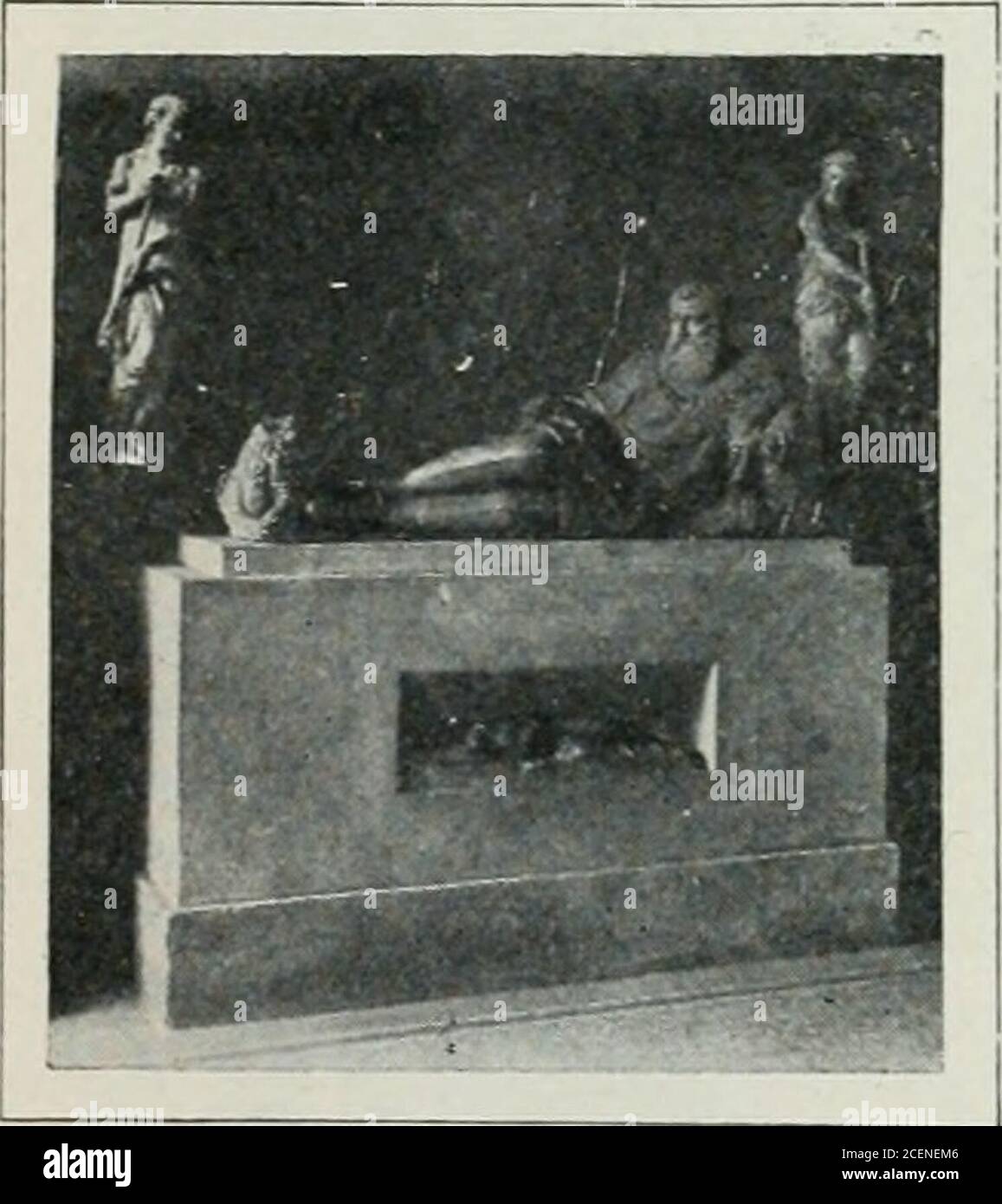 . Arte in Francia. FIG. 3S2.-JE.AN GOLJON. UI.ANA, FRA.M THECH.ATE.AU DANET. (Il Louvre, Parigi.) la piega nervosa all'angolo del themouth in una faccia liscia e spensierata. Siamo debtedto a questa moda di disegni di gesso per la nostra conoscenza delle figure storia fino al tempo di LouisXIll. Spogliato di tutti i non-essenziali, e ridotto a poche righe, questo artgives un subtletyto acuto e penetrante la definizione di tipi, evenwhen la mano degli artisti manca decision.IT sembra uno strano sviluppo nei destini della civiliza francese- Foto Stock