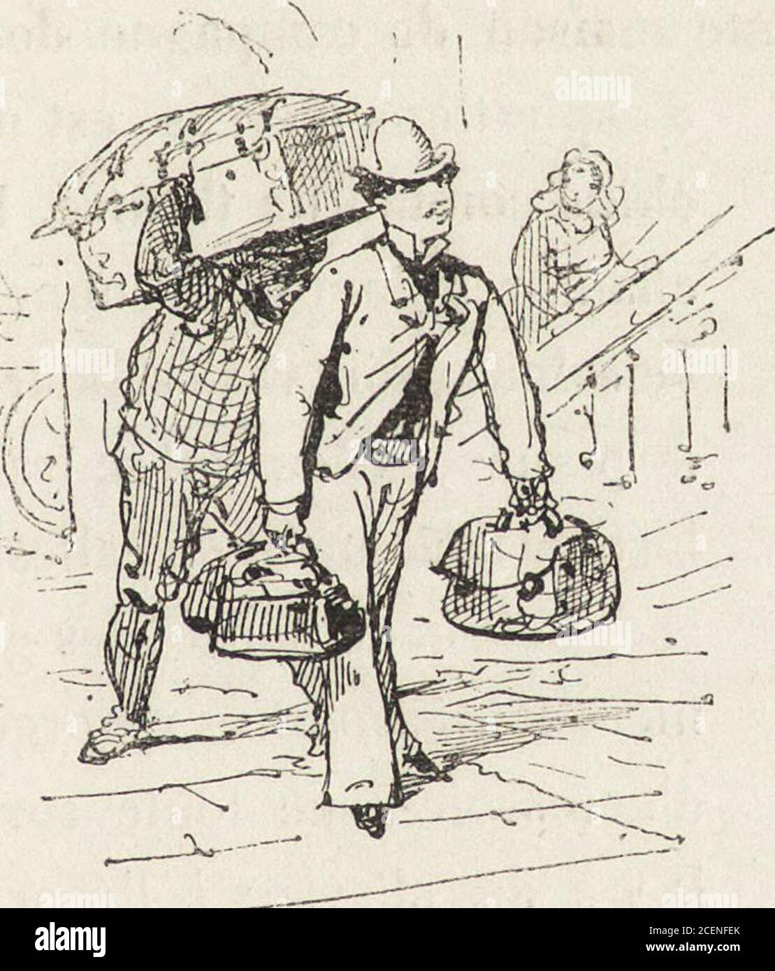 . La vie hors de chez soi (comédie de notre temps) l'hiver, le printemps, l'été, l'automne; études au crayon et à la plume. GUIDA DI LINVITÉ. Après la saison des bains de mer etdes eaux de toute sorte, un homme quise respecte ne saurait pourtant revenente, mais surtout rester à Paris. Vela est bon pour les pauvres diables etpour les cochres domnibus. Lhomme élégant, cest-à-dire lhommequi nest obligé à aucun travail immédiatou productif, parce quil possède enquantité suffisante quelque bonne petitterente au soleil,   pourvu que ce ne soit pas au soleil turc, par exemple,- vient idrepement repa Foto Stock