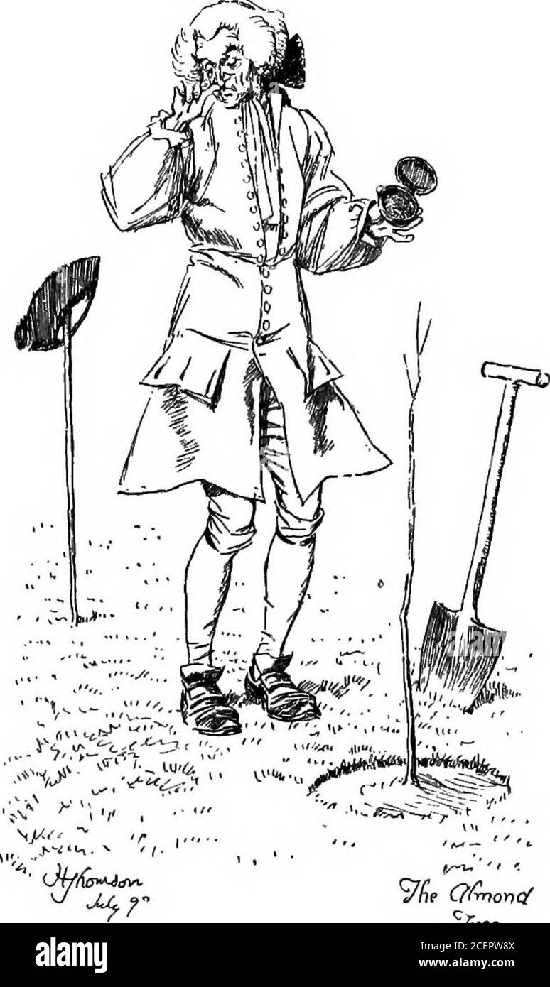 . La ballata di Beau Brocade, e altre poesie del XVIII secolo. ^fiayn4&lt;nv n^ (au^ffter; una gentildonna della vecchia scuola. 43 più giovane di lei, ben nato e bred.She d trovò lui in San Giles, mezzo deadOf insegnando francese per letto notturno e cene giornaliere;affamati, infatti, twitxt vuole e orgoglio;e così, d'ora in poi, tu sempre spiedHis ruggine piccione-ali accanto ai suoi pinner Mechlin. La adorava, si può supporre.She gli ha guadagnato gli allievi, gli ha dato i vestiti.deliziato nei suoi burn-mots asciutti e laughter cackling;e quando, finalmente, il lungo duetOf conversazione e picquetCallevato con la sua morte, o Foto Stock