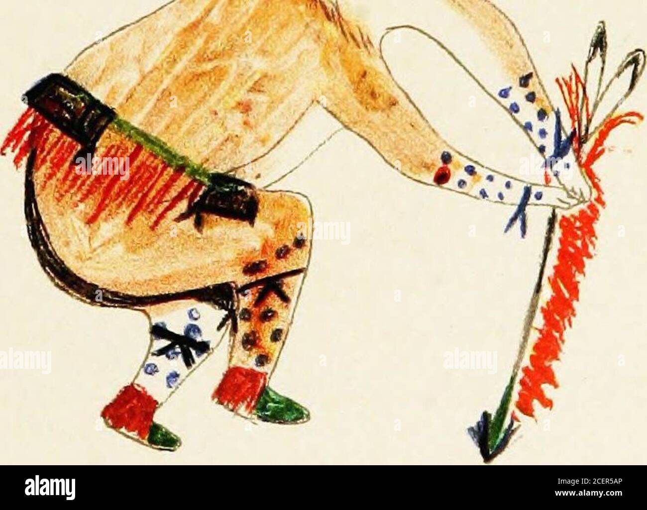 . Hopi Katcinas disegnato da artisti nativi. KWEWU HEUOTYPE CO. BOSTON. BUREAU OF AMERICAN ETHNOLOGY 21 RELAZIONE ANNUALE PL. XLI Foto Stock