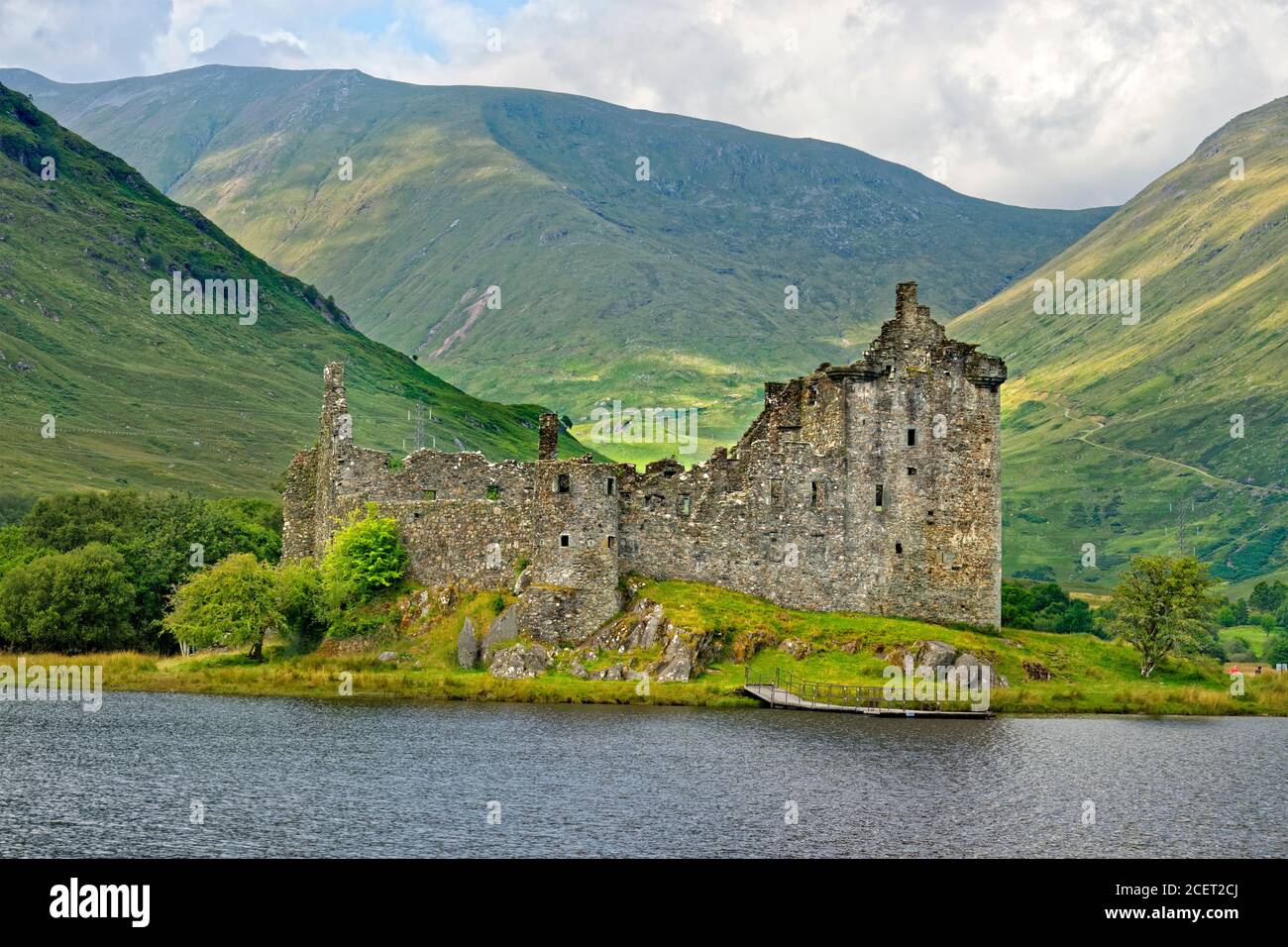 Kilchurn Castle, Loch awe, Argyll & Bute, Scozia. Foto Stock