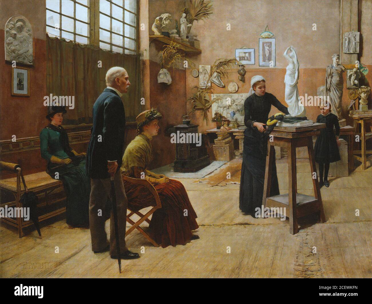 Bartlett William Henry - la sua ultima opera - British School - 19 ° secolo Foto Stock