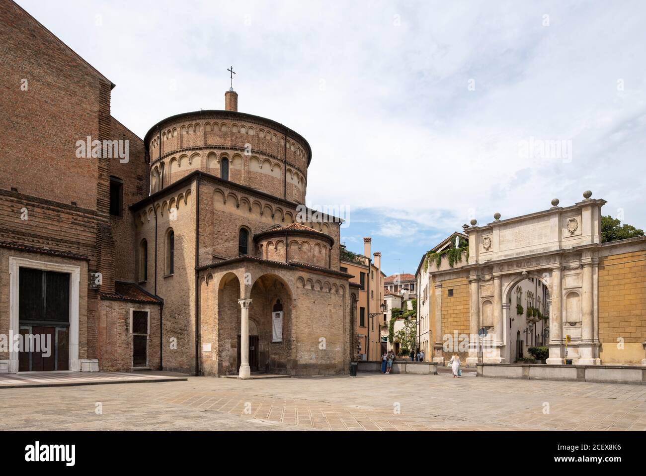 Padova, Cattedrale (Basilica cattedrale di Santa Maria Assunta), Battistero Foto Stock