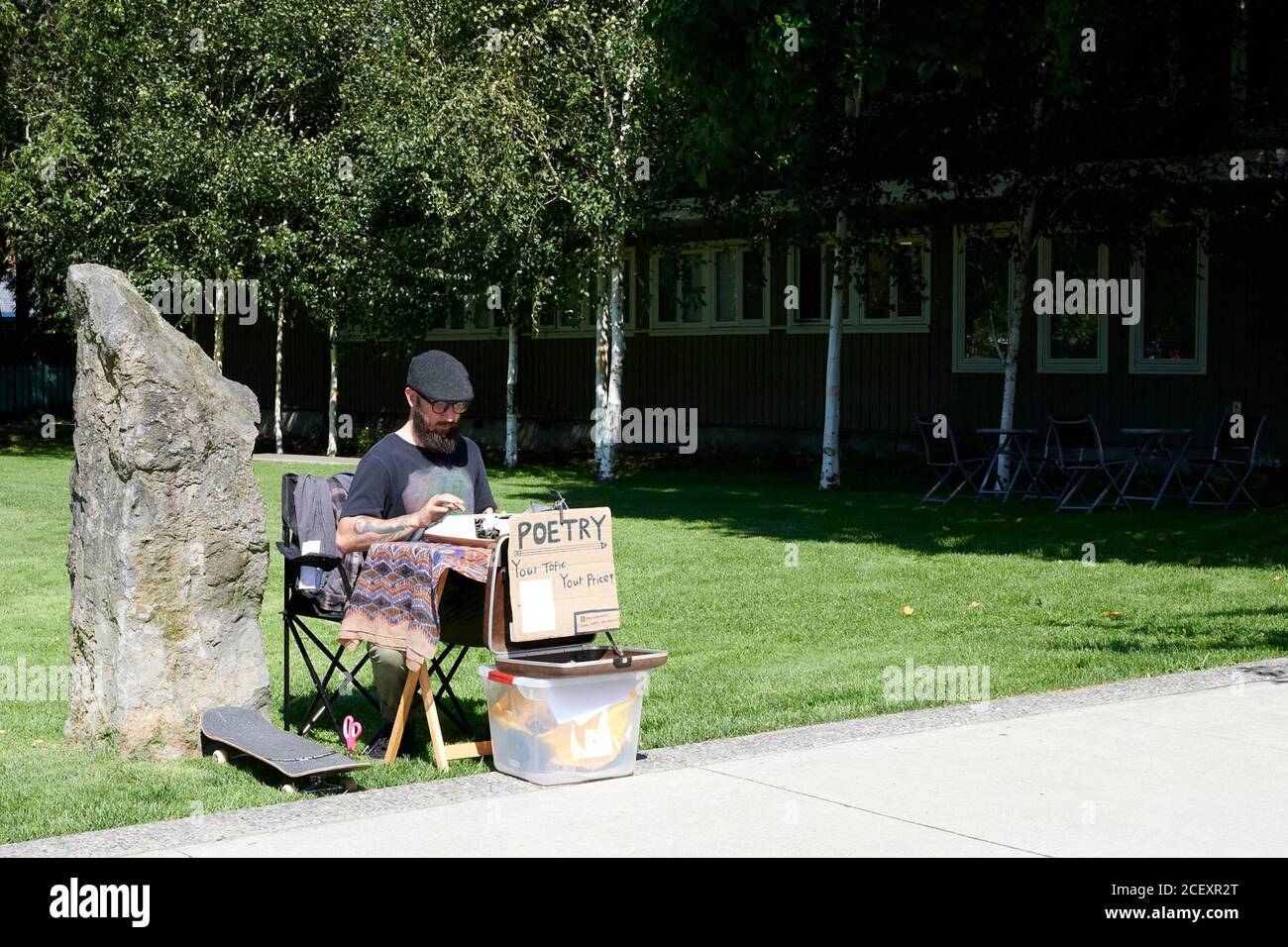 Poeta, Squamish, British Columbia, Canada Foto Stock