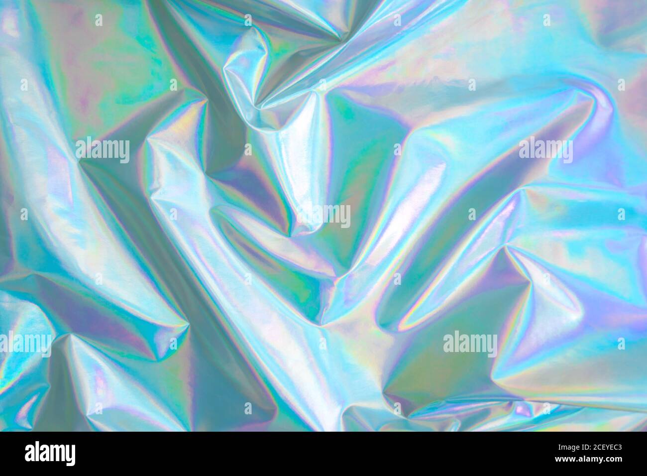 sfondo olografico color pastello in stile anni '80 Foto Stock