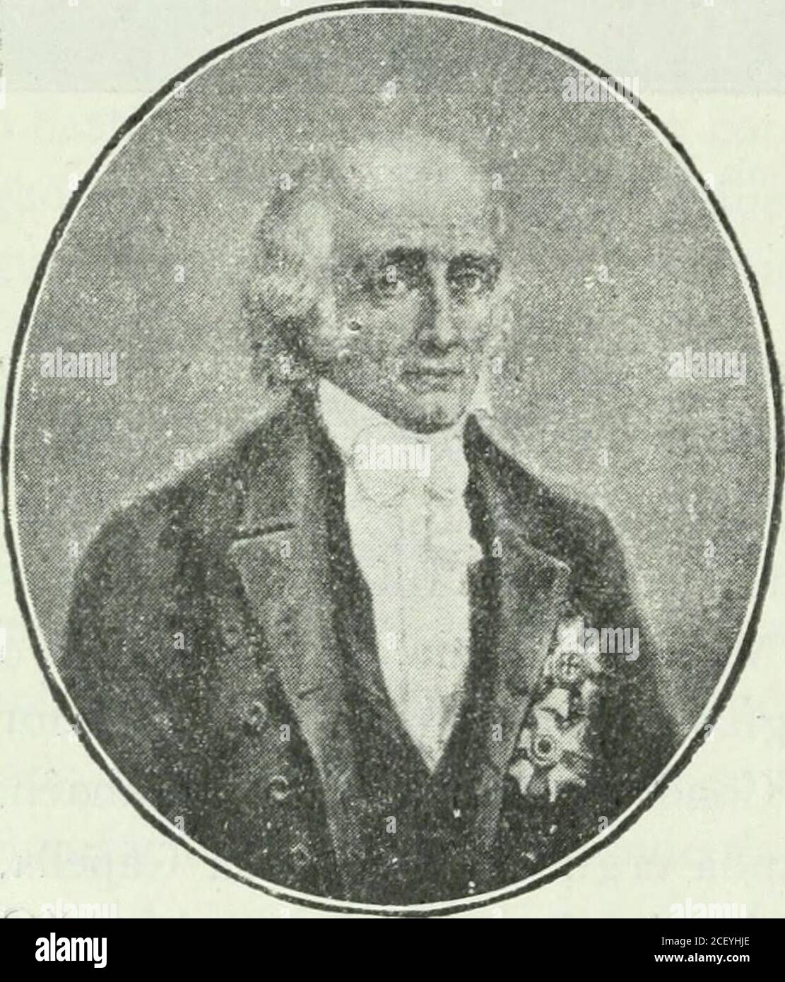 . centenário da independêndia do Brasil, mandada executar pela Câmara Municipal da cidade de Santos. De ser fundada, senso distin-guidos com GrÃ-Cruzes apenas António Carlos e o GeneralXavier Curado; e escolhidos, entre outros, para Dignitá-rios, Cypriano Barguho MunízTavares, Verguho, Para Officiaes, oPadre Belchior Pinheiro, Obispo de S. Paolo, CaetanoPinto de Miranda Montene-gro, o Marechal Cândido Xa-vier, Felisberto Caldeira BrantPontes, Híppólyto da Costa, França Miranda, FernandesPinheiro, o Marechal Aro Foto Stock